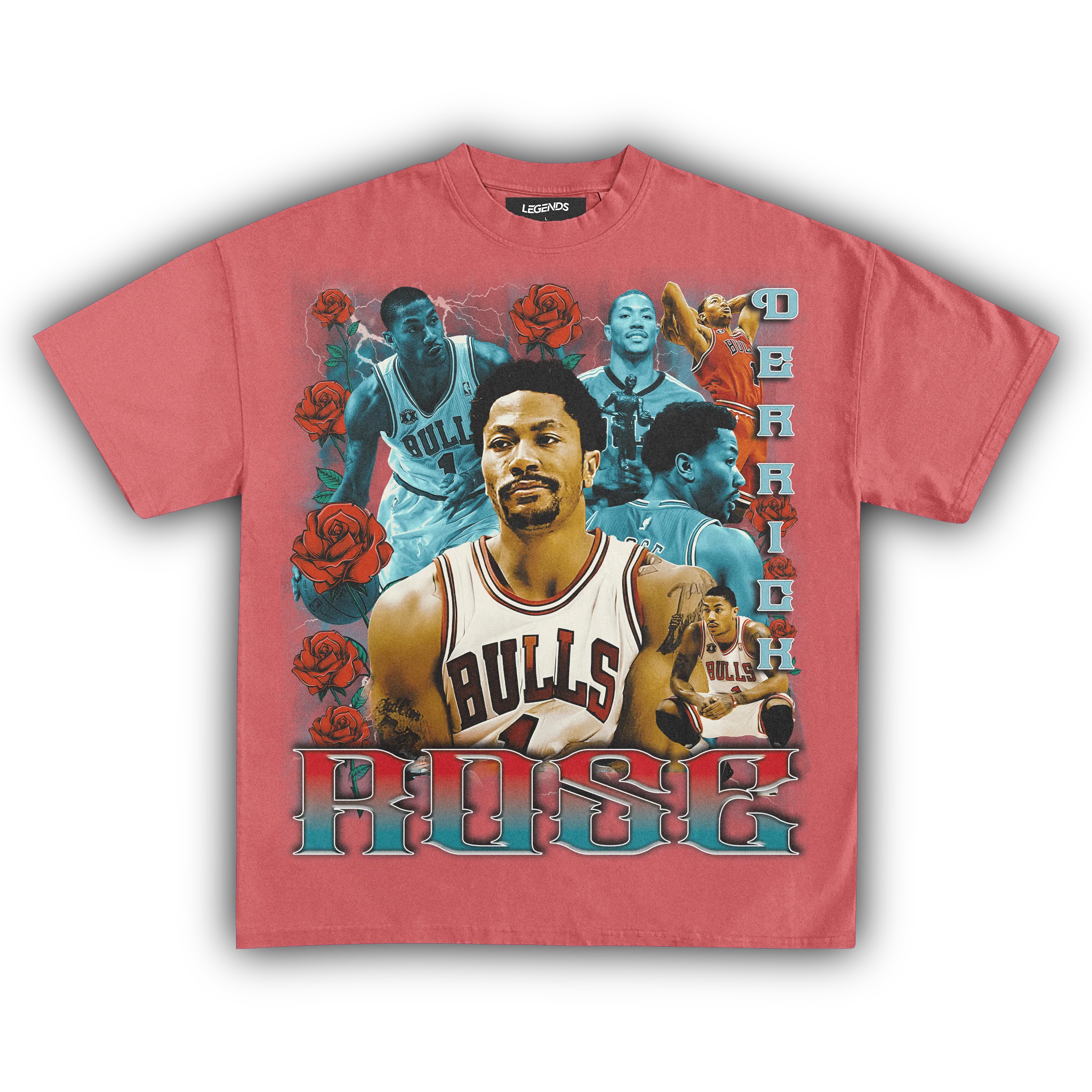 DERRICK ROSE BULLS TEE - Image 10