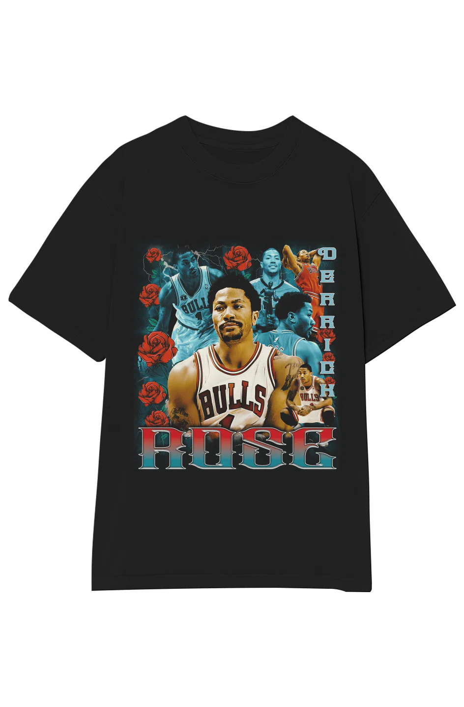 DERRICK ROSE BULLS TEE - Image 12