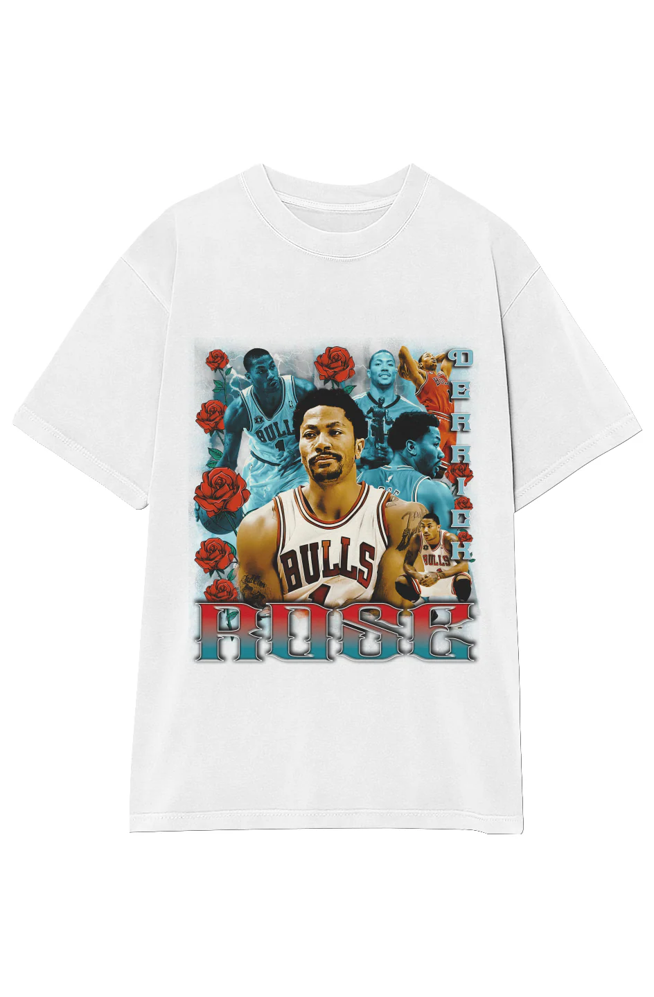 DERRICK ROSE BULLS TEE - Image 13