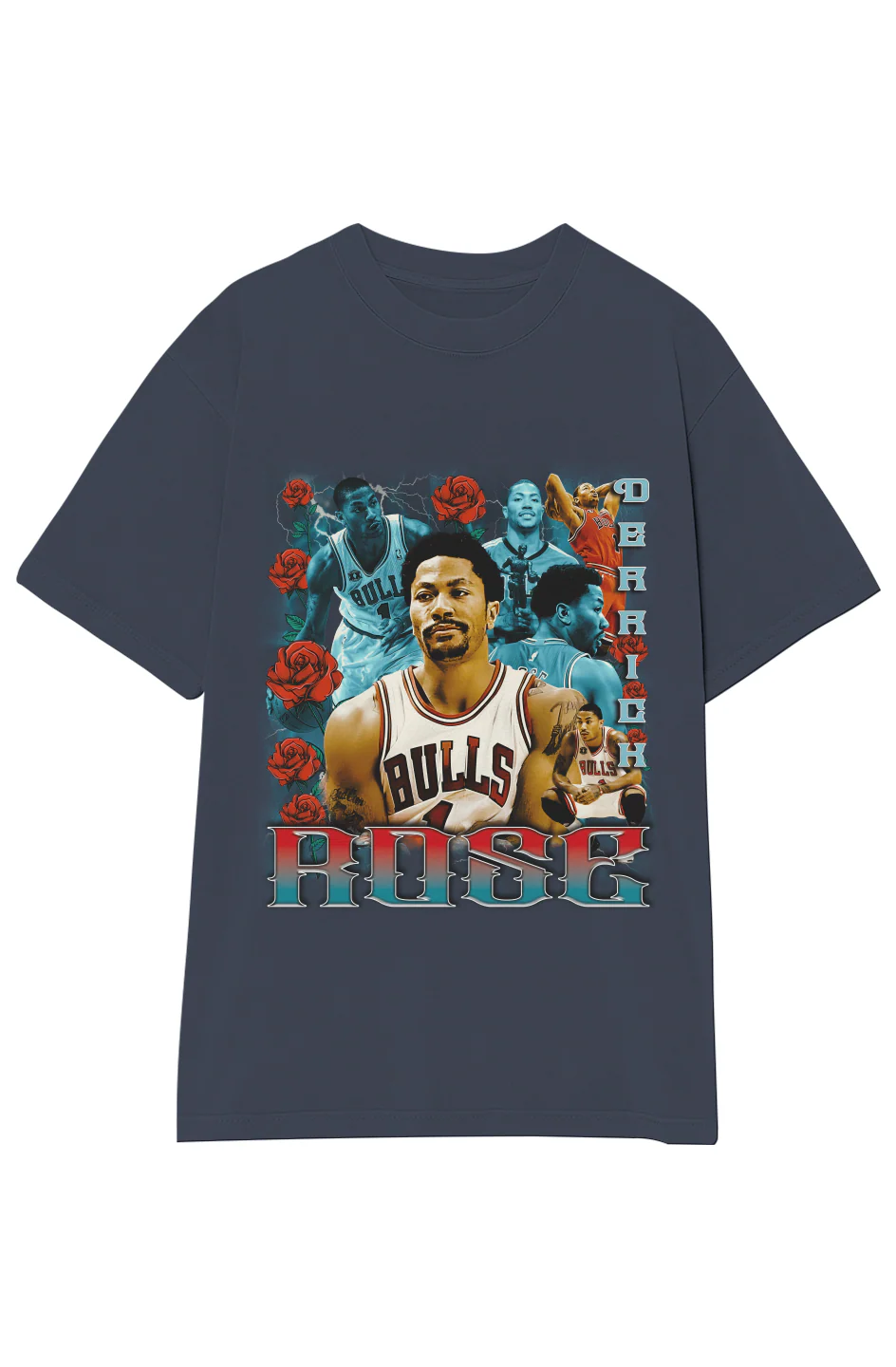 DERRICK ROSE BULLS TEE - Image 14