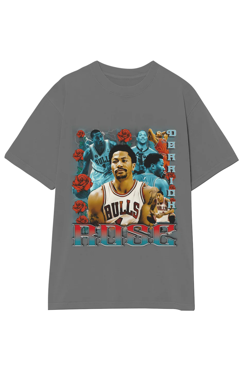 DERRICK ROSE BULLS TEE - Image 15