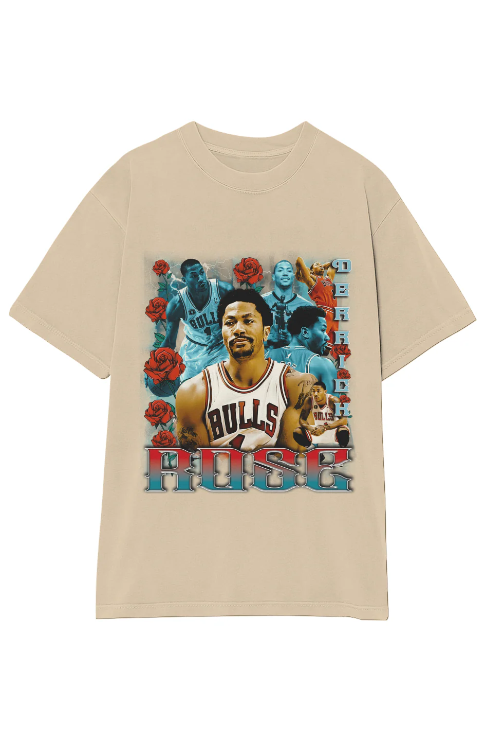 DERRICK ROSE BULLS TEE - Image 17
