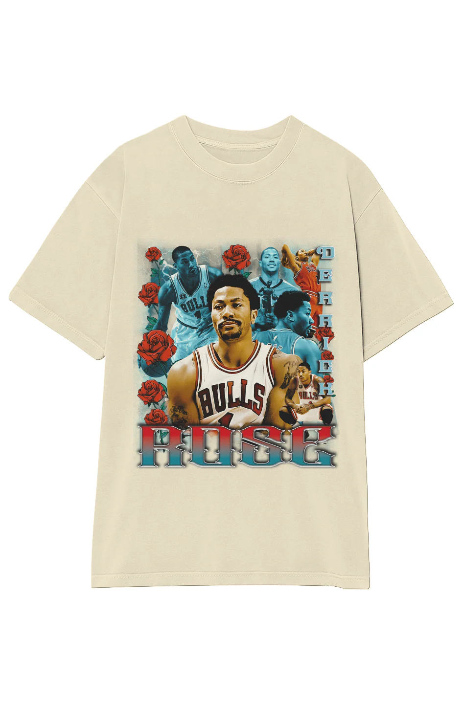 DERRICK ROSE BULLS TEE - Image 19