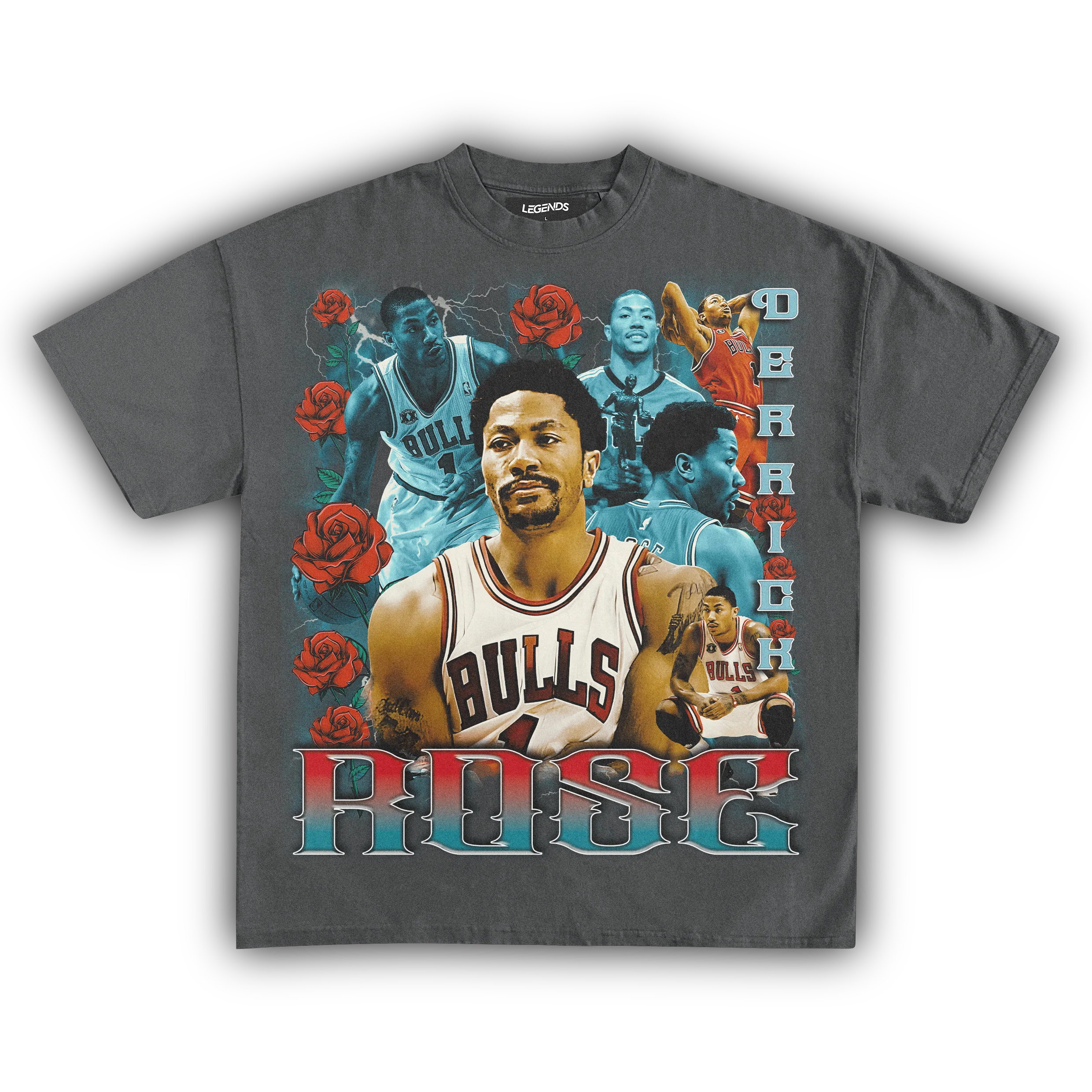 DERRICK ROSE BULLS TEE - Image 3