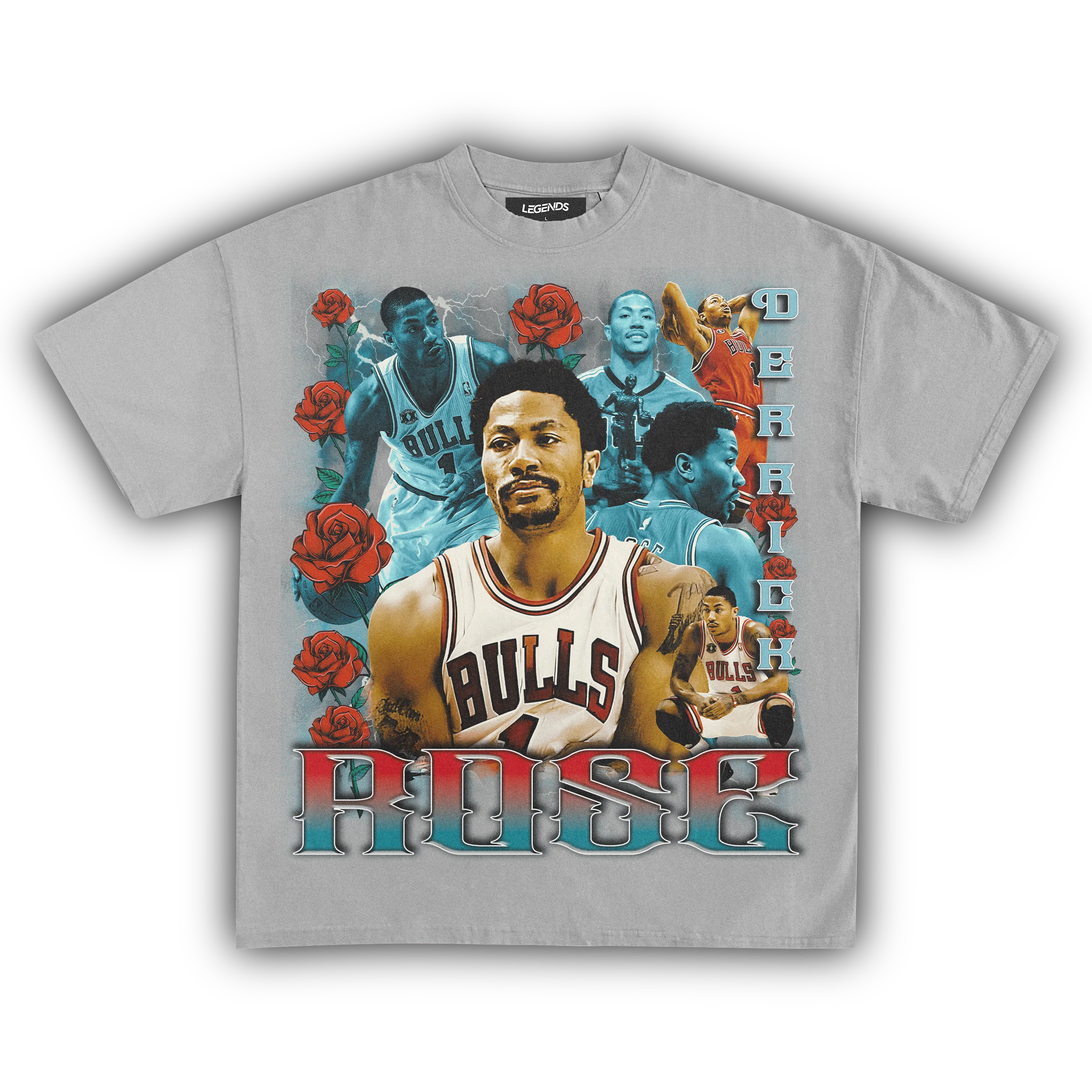 DERRICK ROSE BULLS TEE - Image 5