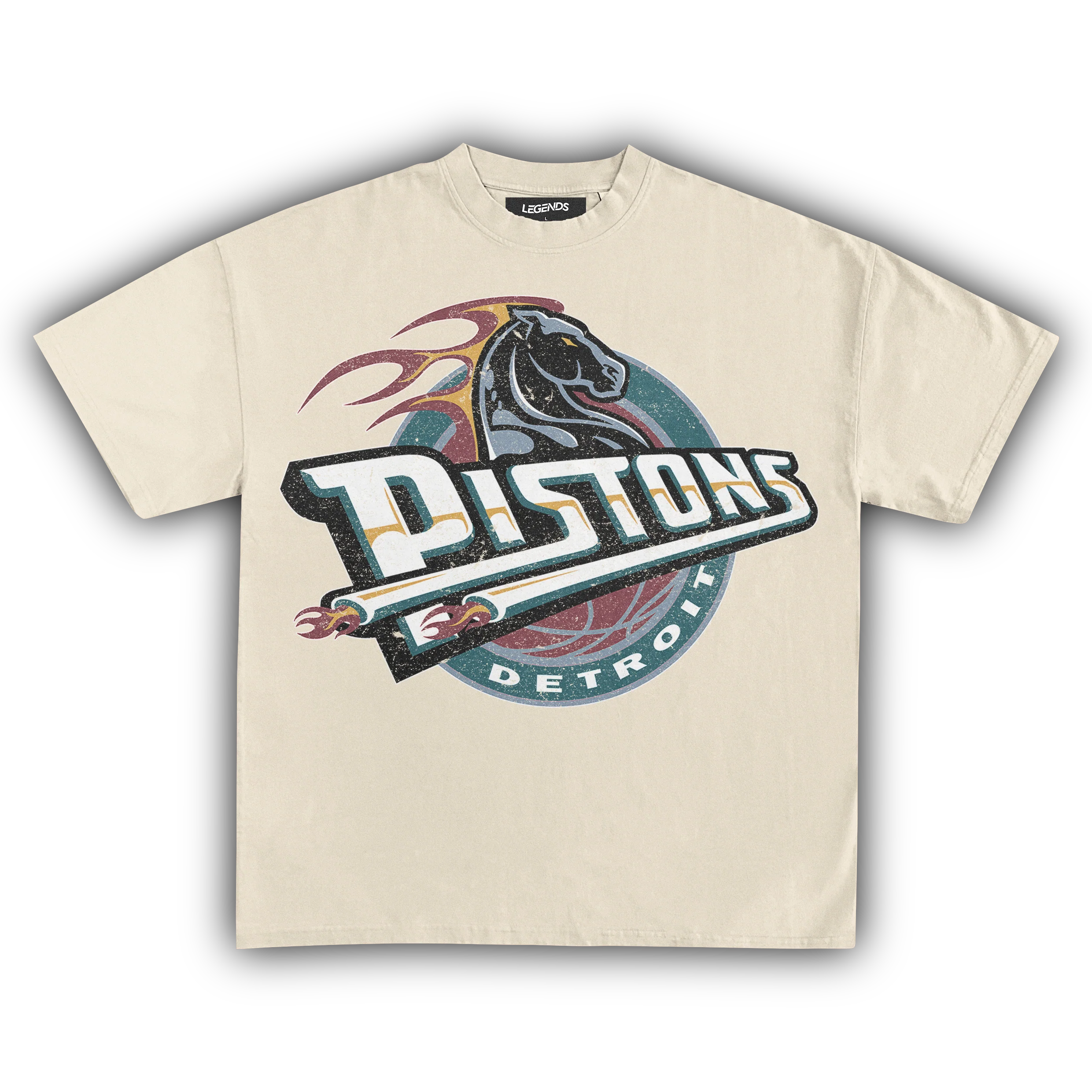 DETROIT PISTONS VINTAGE TEE - Image 3