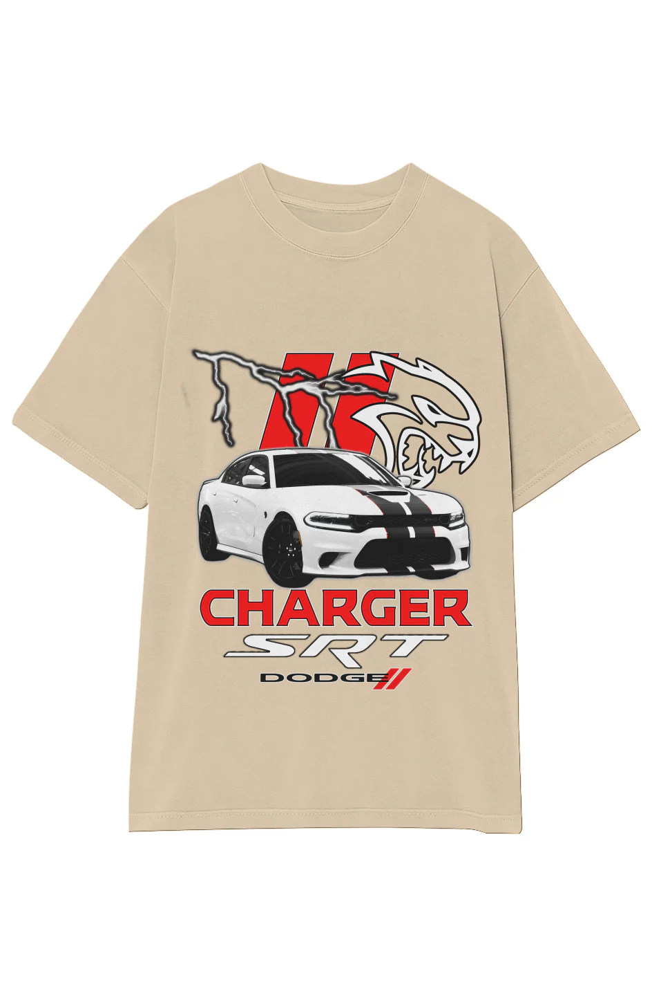 DODGE CHARGER SRT HELLCAT VINTAGE TEE - Image 16