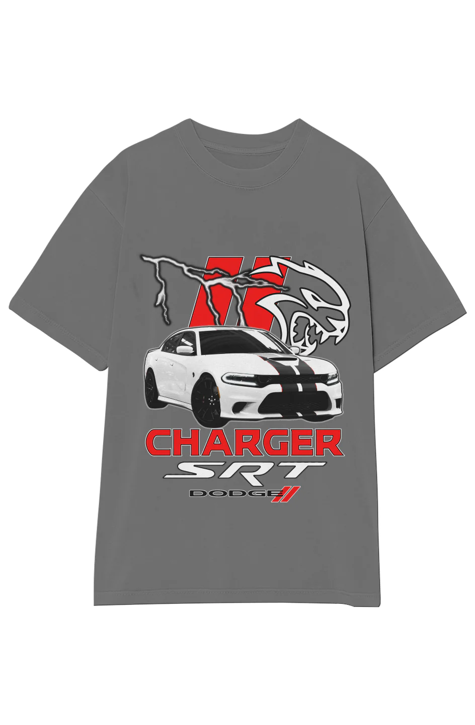 DODGE CHARGER SRT HELLCAT VINTAGE TEE - Image 17