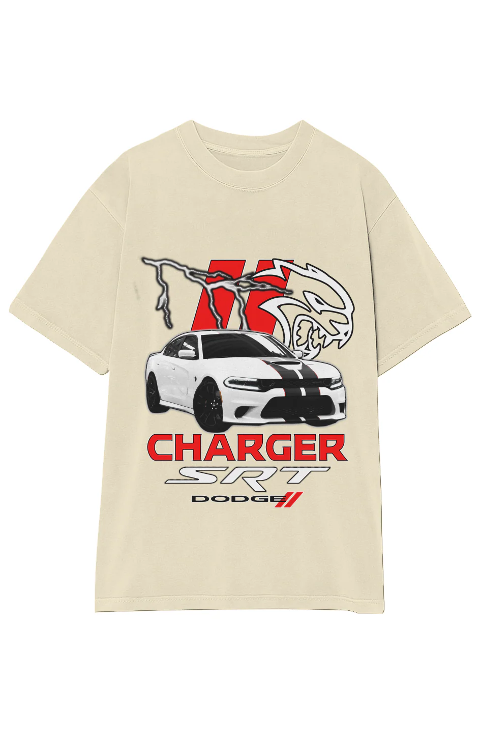 DODGE CHARGER SRT HELLCAT VINTAGE TEE - Image 18