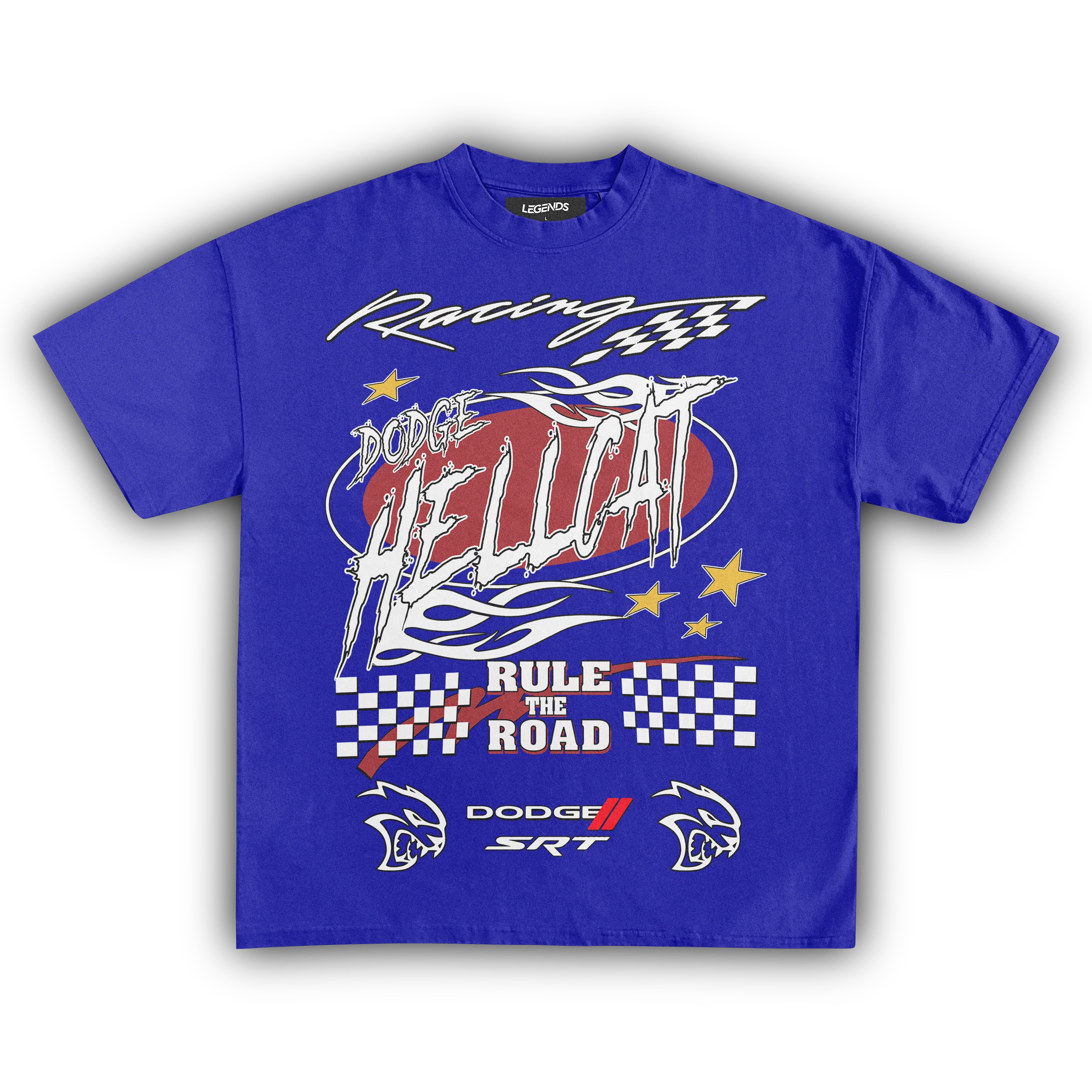 DODGE HELLCAT RULE THE ROAD TEE - Image 4