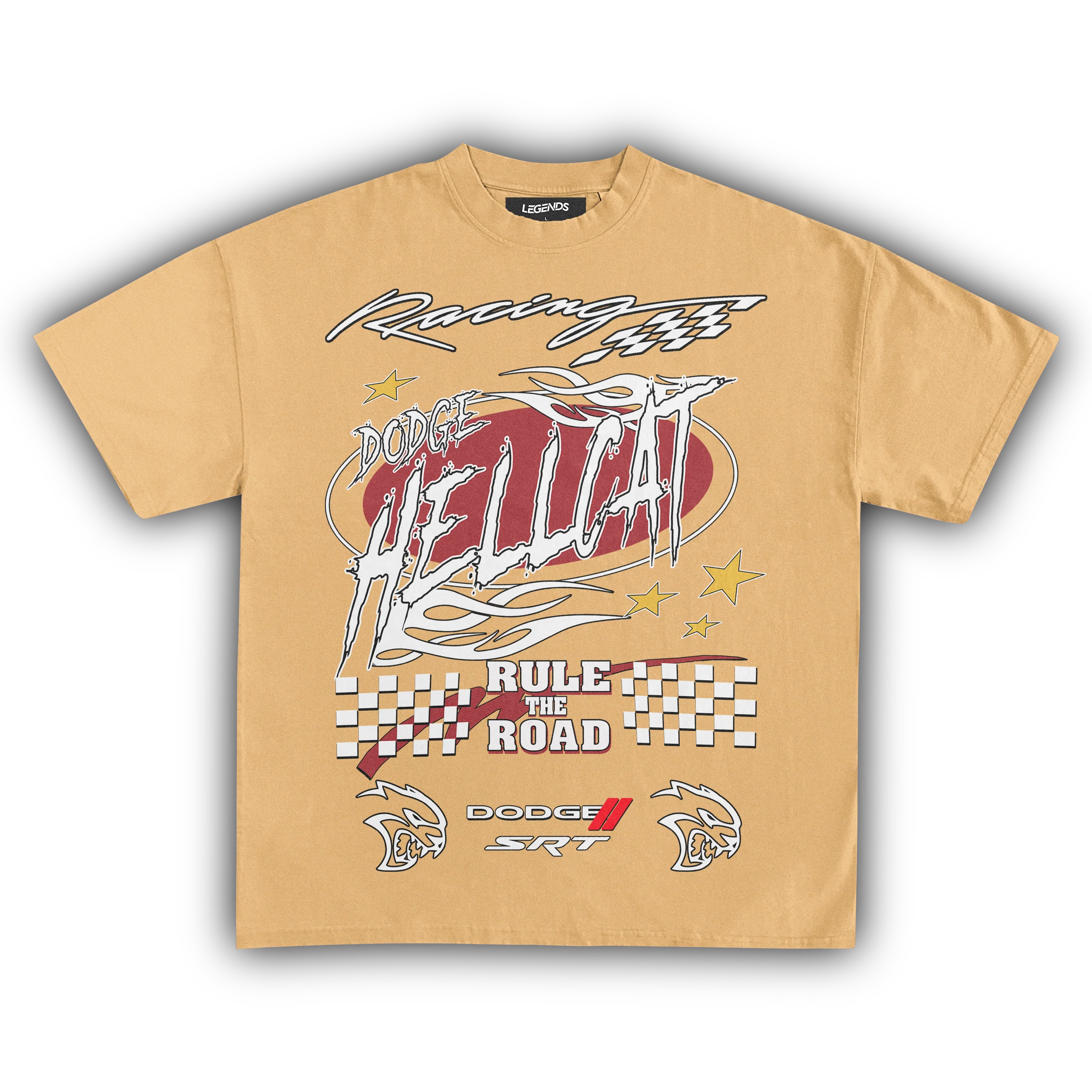 DODGE HELLCAT RULE THE ROAD TEE - Image 5