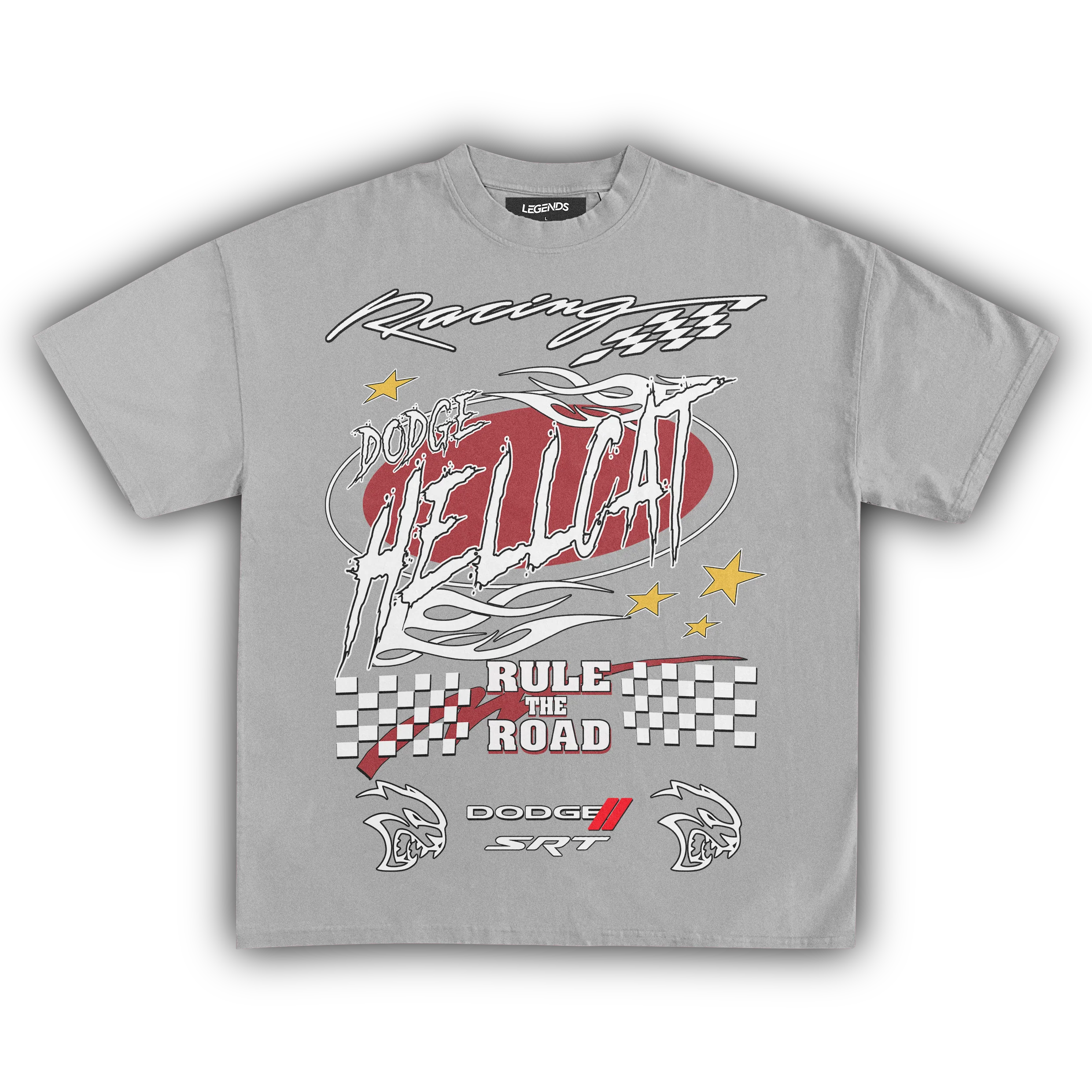 DODGE HELLCAT RULE THE ROAD TEE - Image 9