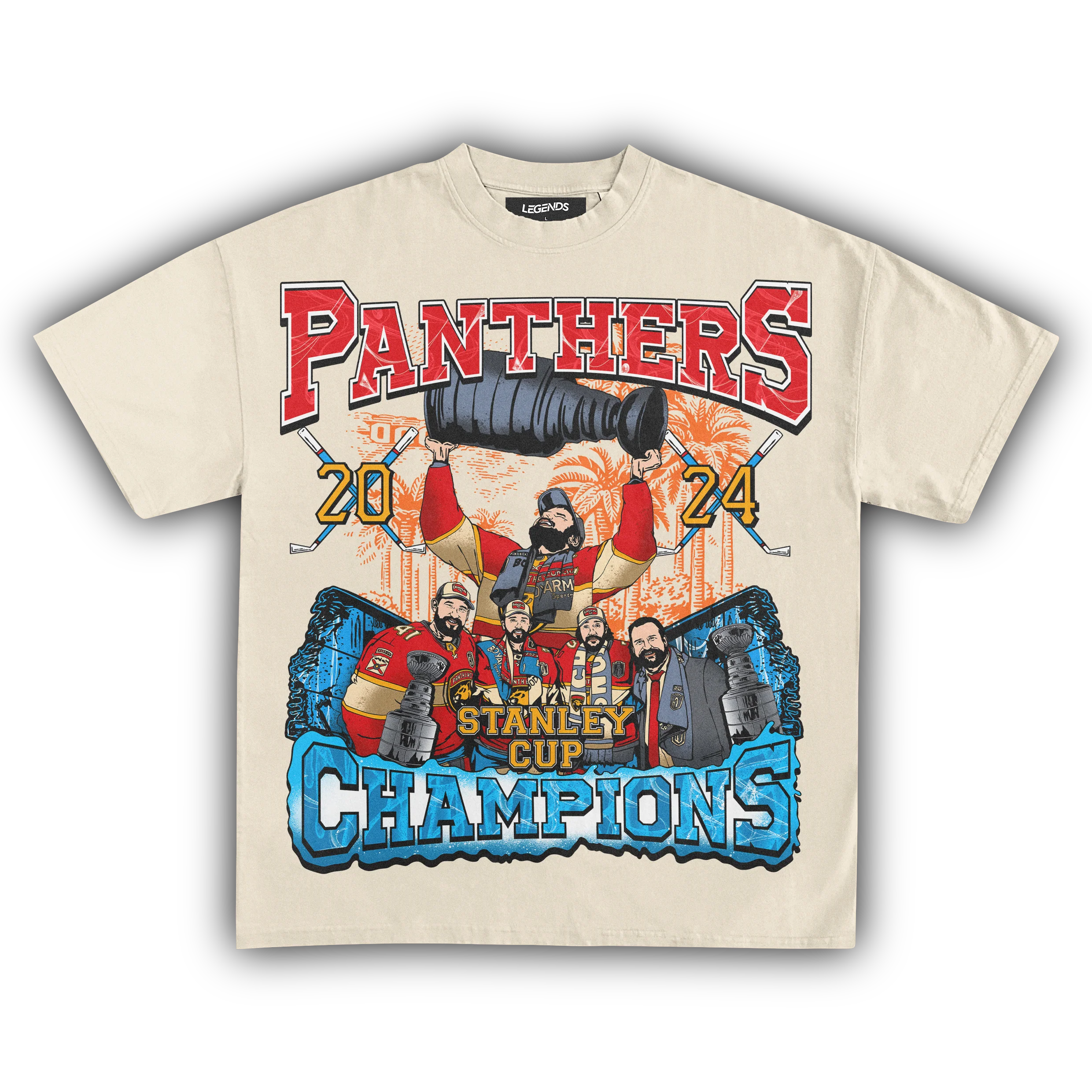 FLORIDA PANTHERS 2024 STANLEY CUP CHAMPIONS TEE - Image 3