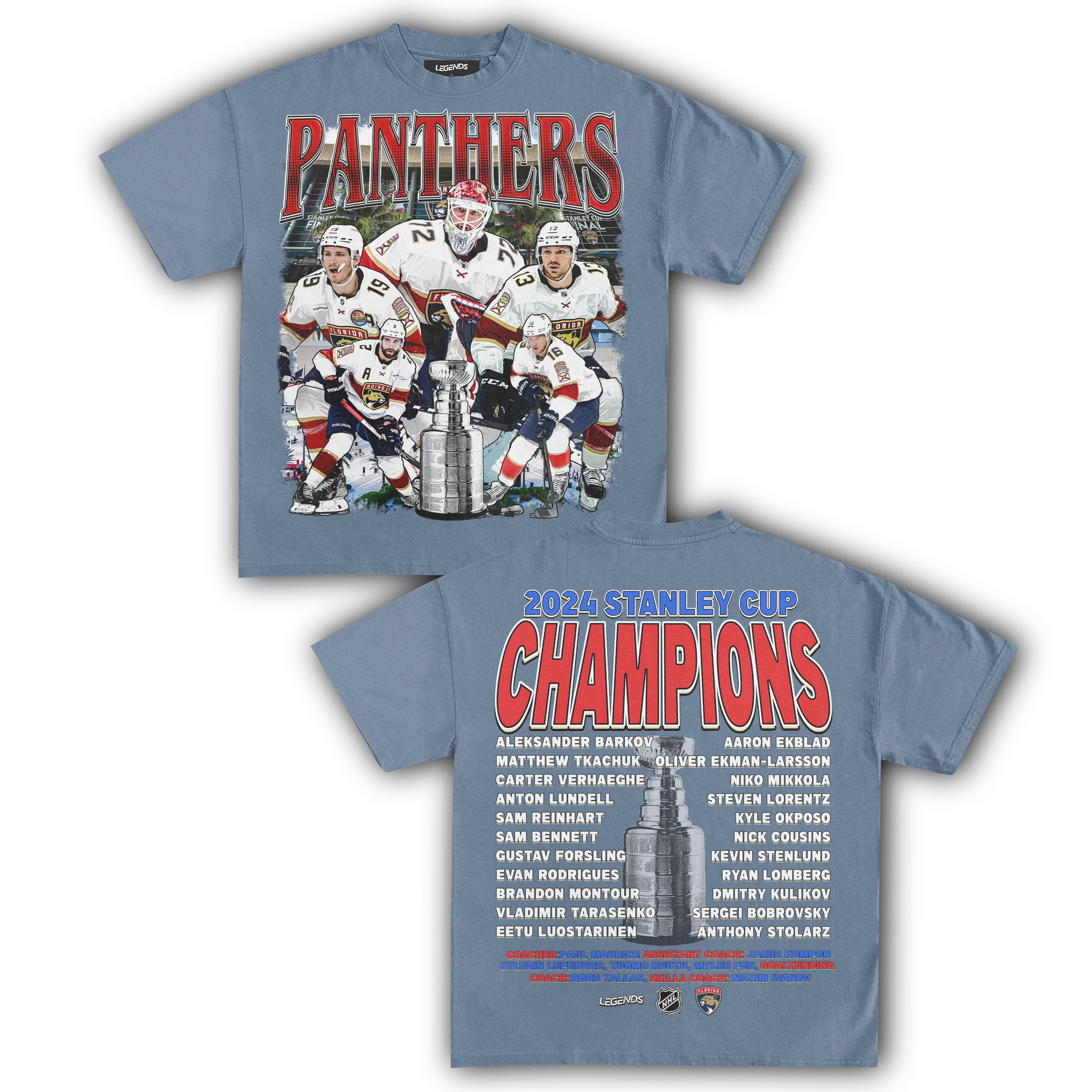 FLORIDA PANTHERS CHAMPIONS TEE (Double Sided) - Image 4