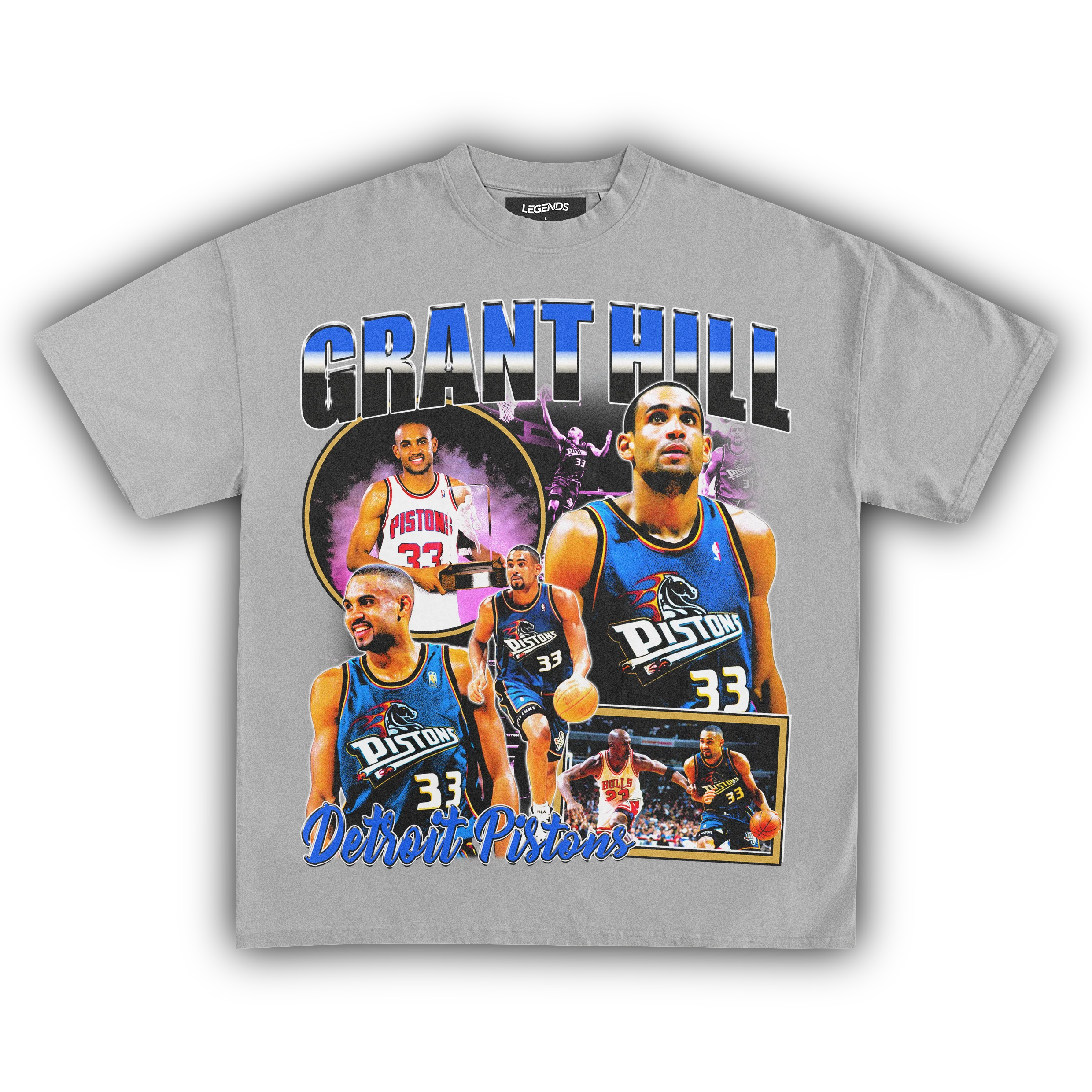 GRANT HILL PISTONS TEE - Image 6
