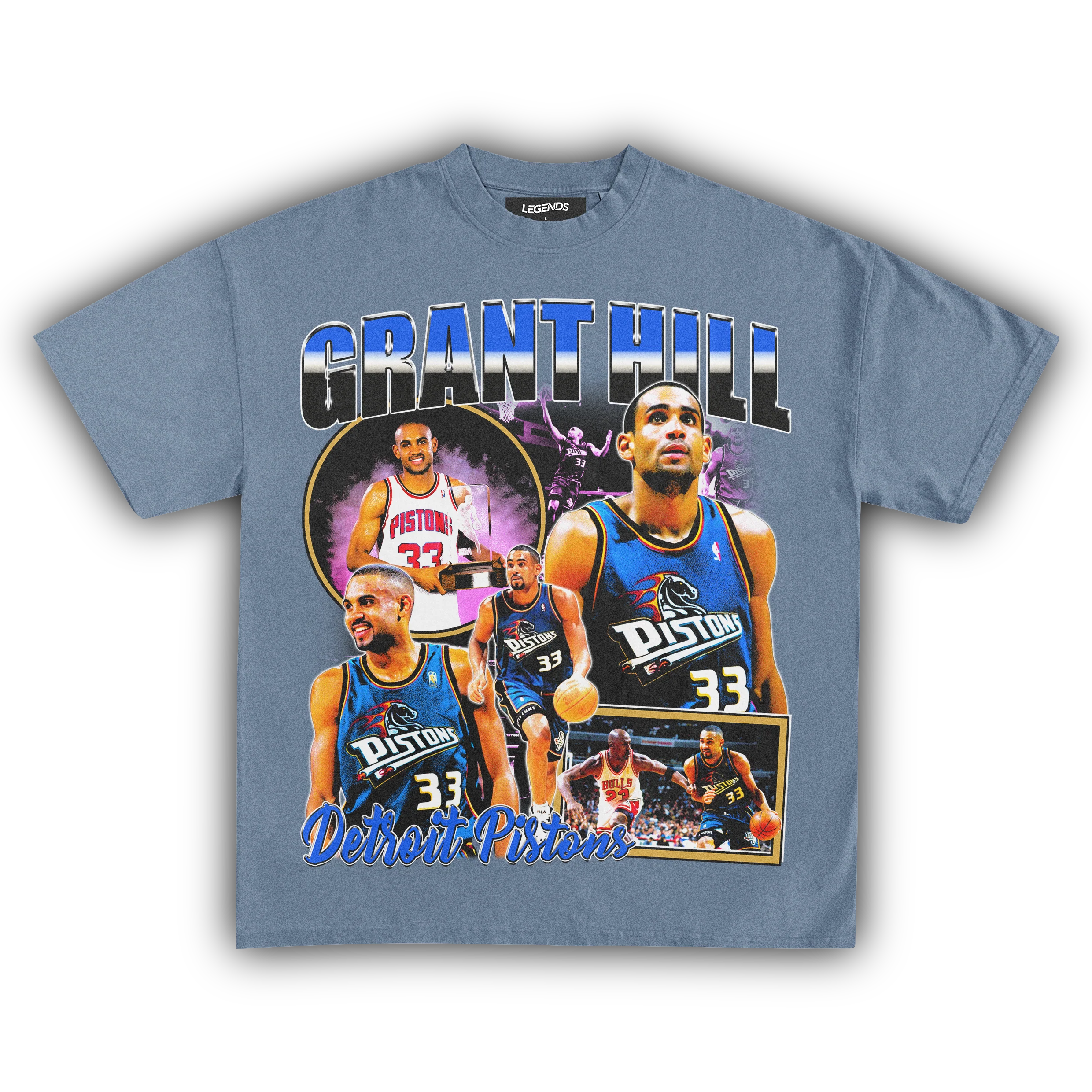 GRANT HILL PISTONS TEE - Image 7