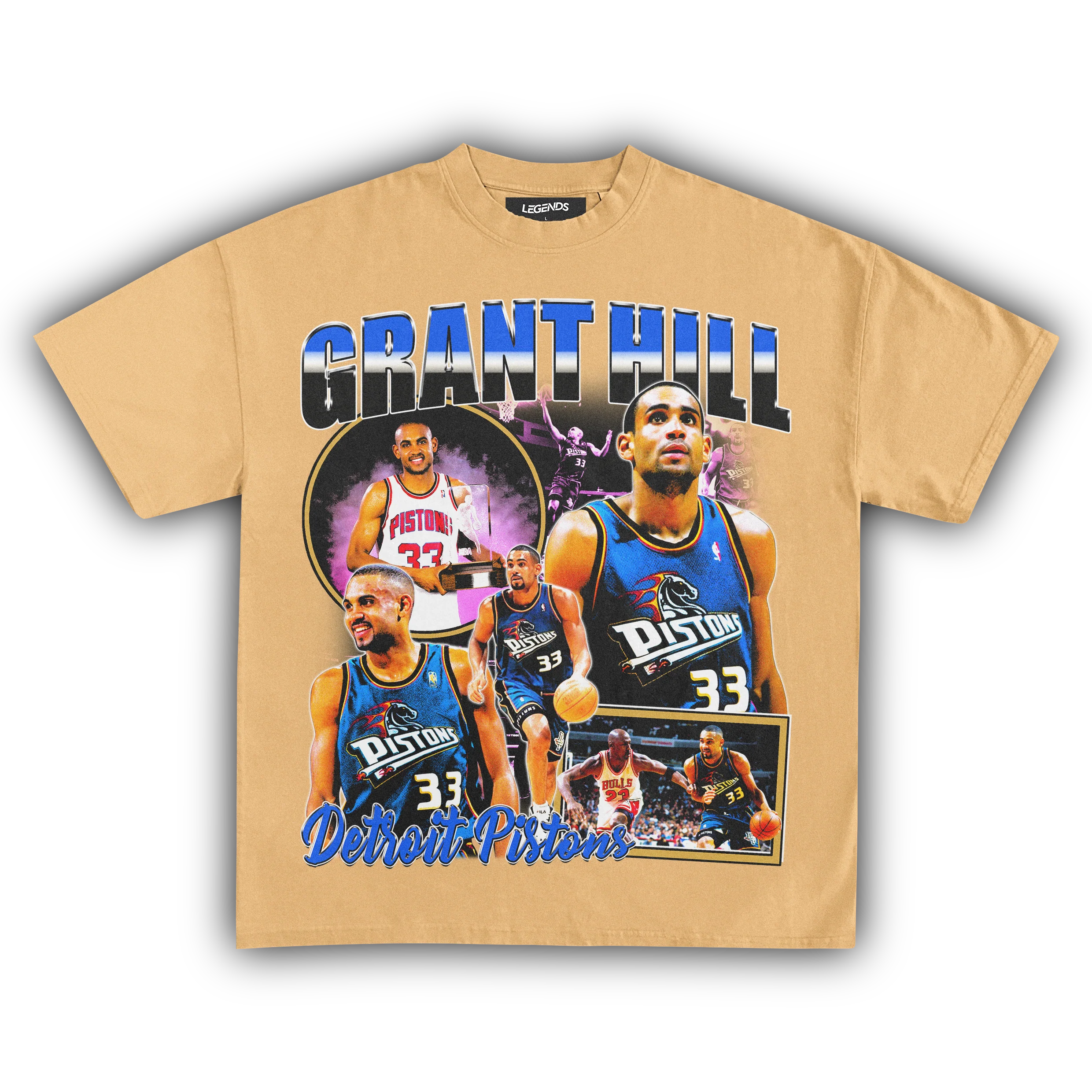 GRANT HILL PISTONS TEE - Image 9
