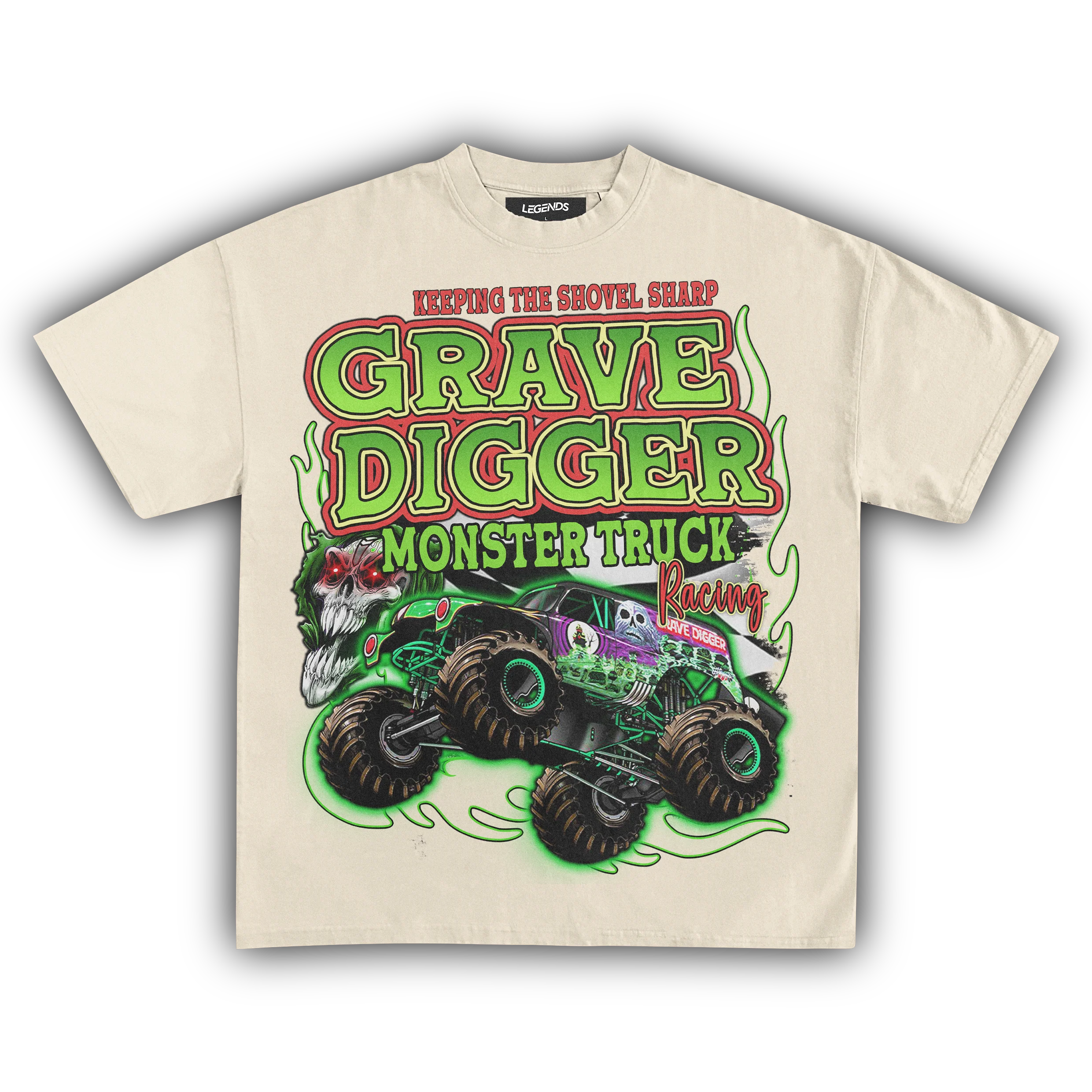 GRAVE DIGGER MONSTER JAM VINTAGE TEE - Image 10