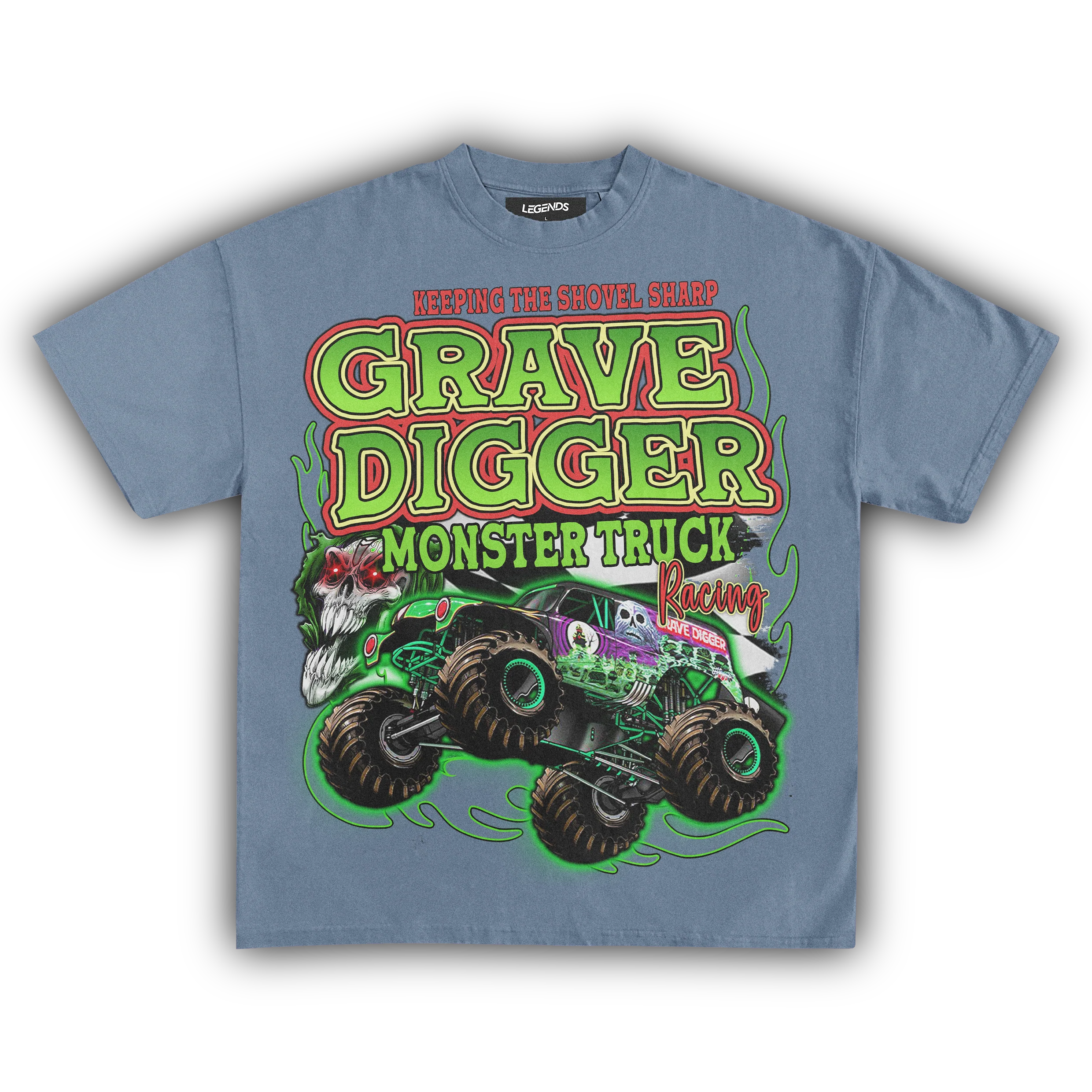 GRAVE DIGGER MONSTER JAM VINTAGE TEE - Image 4