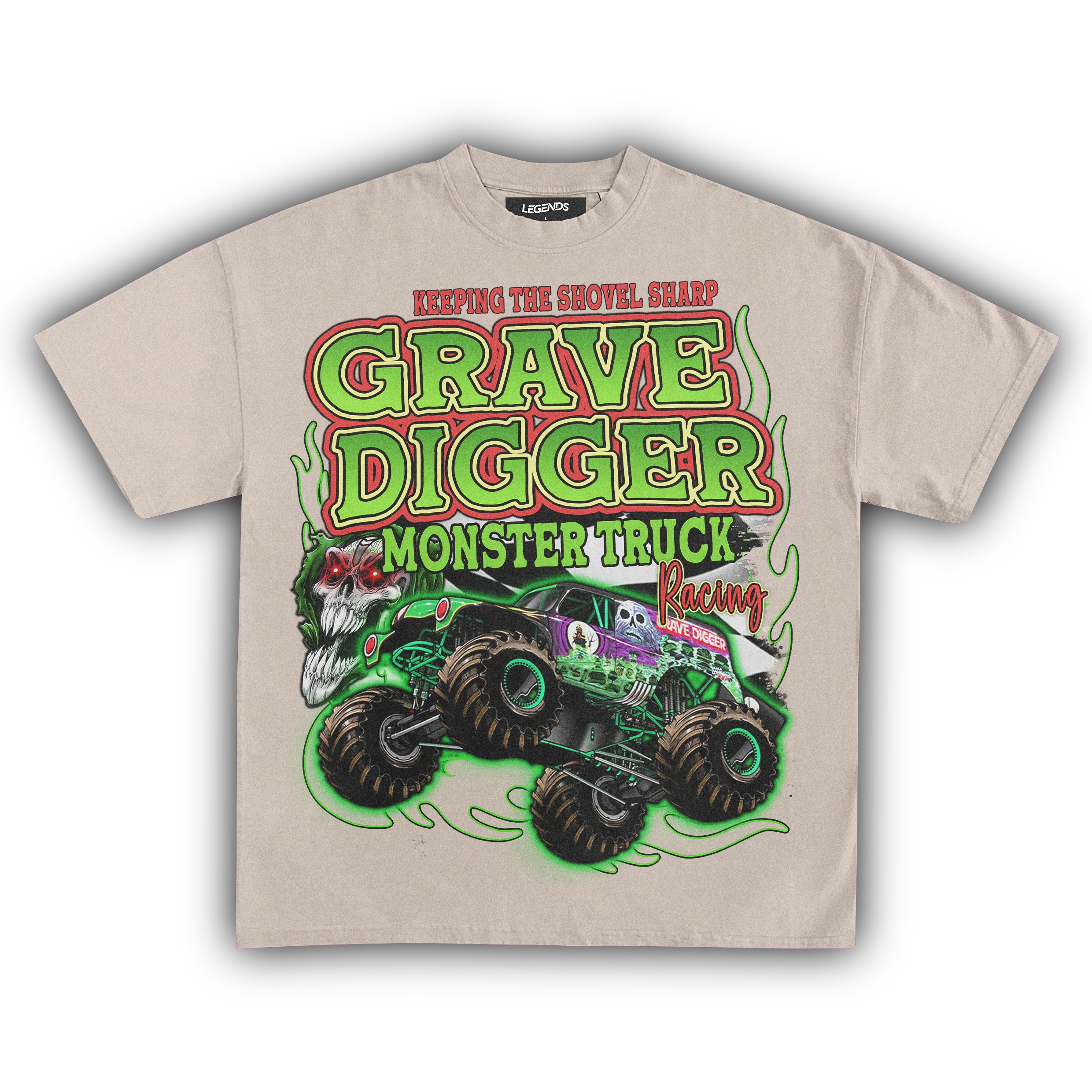 GRAVE DIGGER MONSTER JAM VINTAGE TEE - Image 5