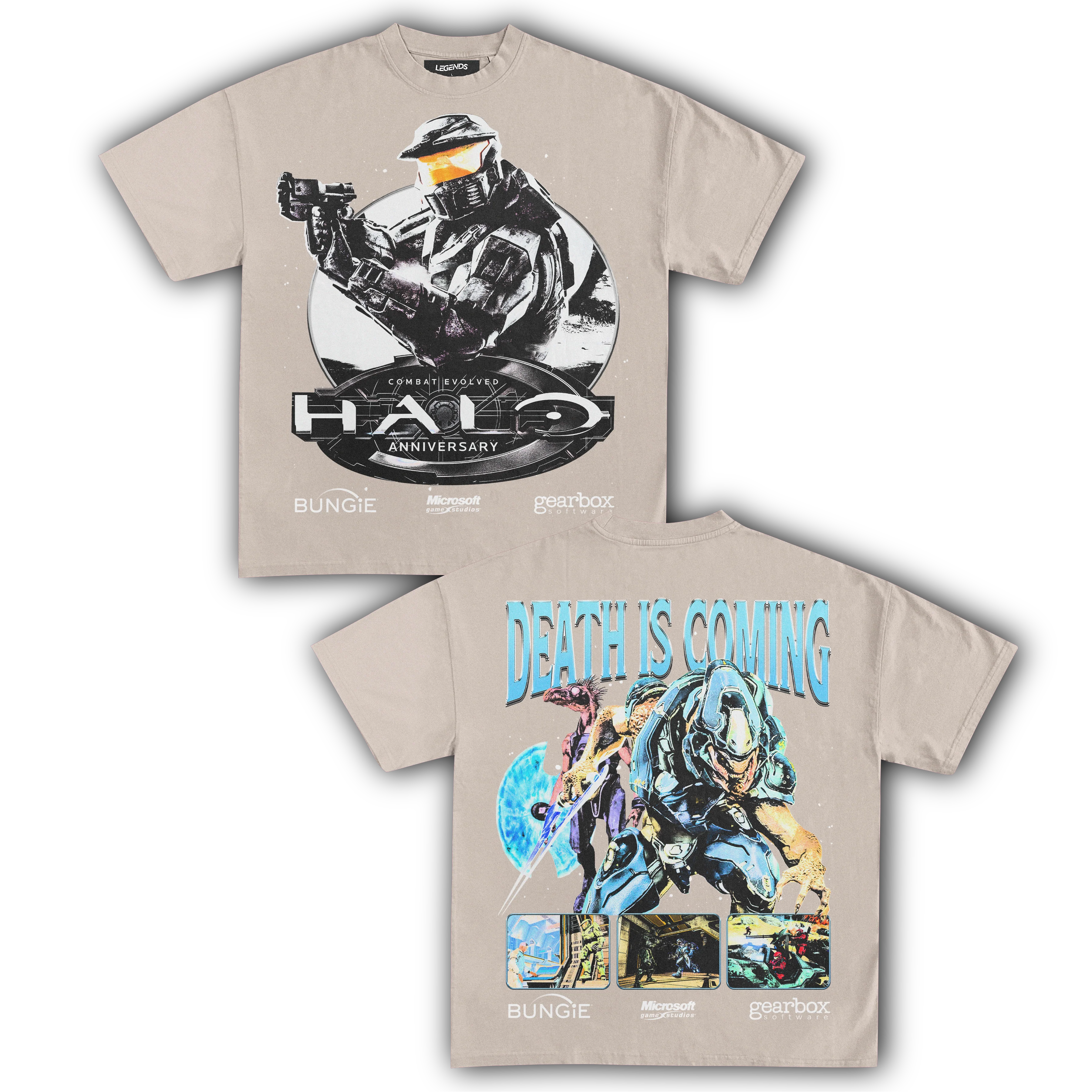 HALO: COMBAT EVOLVED 2001 VINTAGE TEE (Double Sided) - Image 4