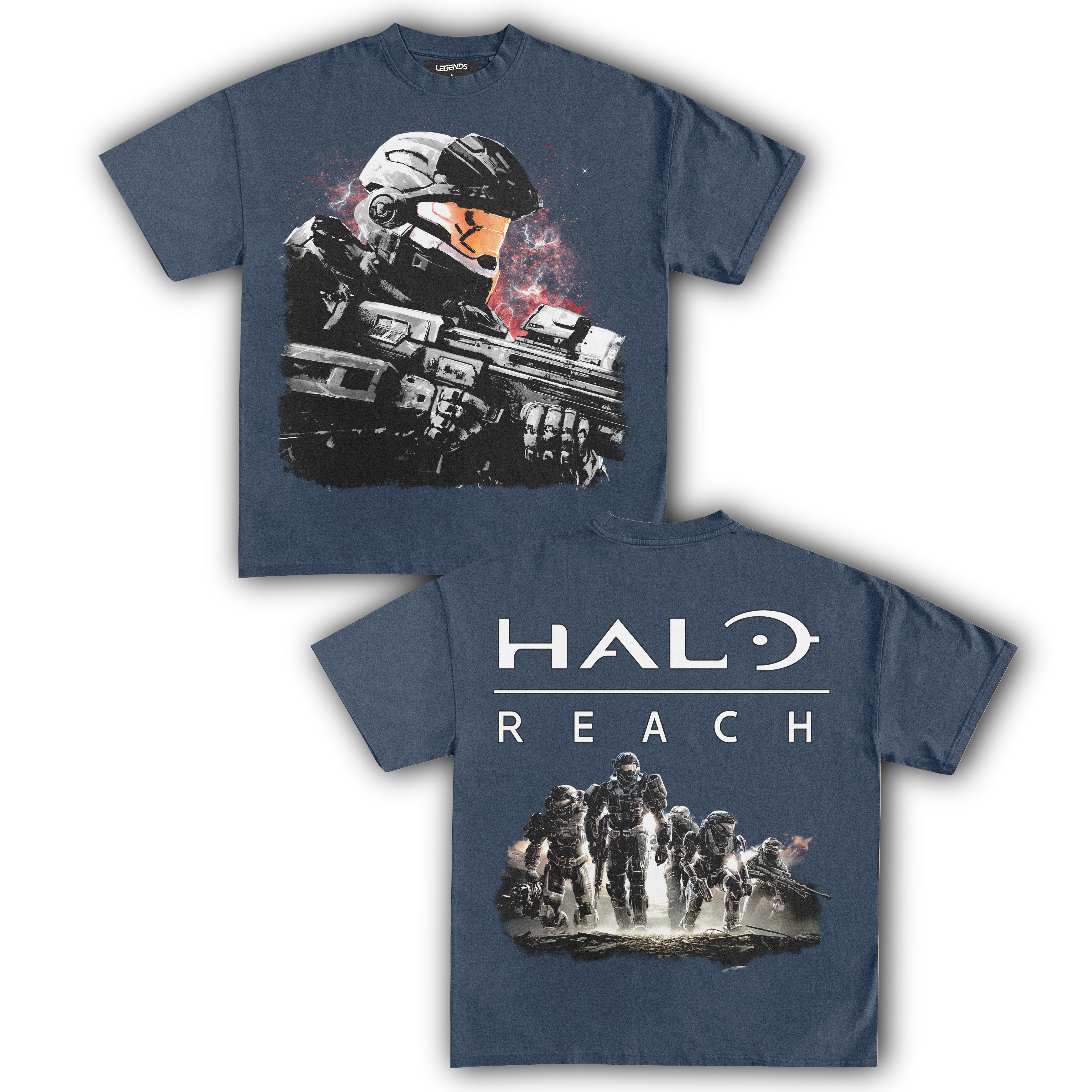 HALO REACH VINTAGE TEE (Double Sided) - Image 4