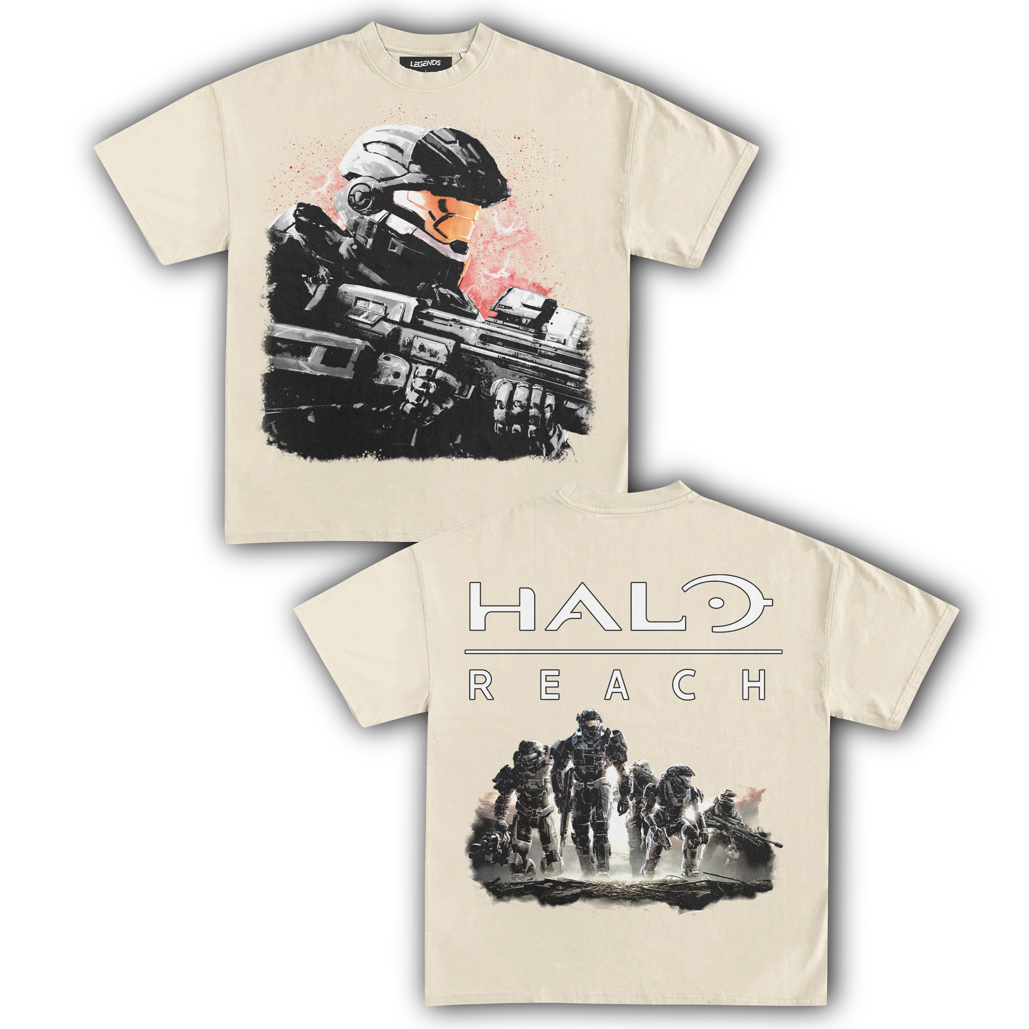 HALO REACH VINTAGE TEE (Double Sided) - Image 5