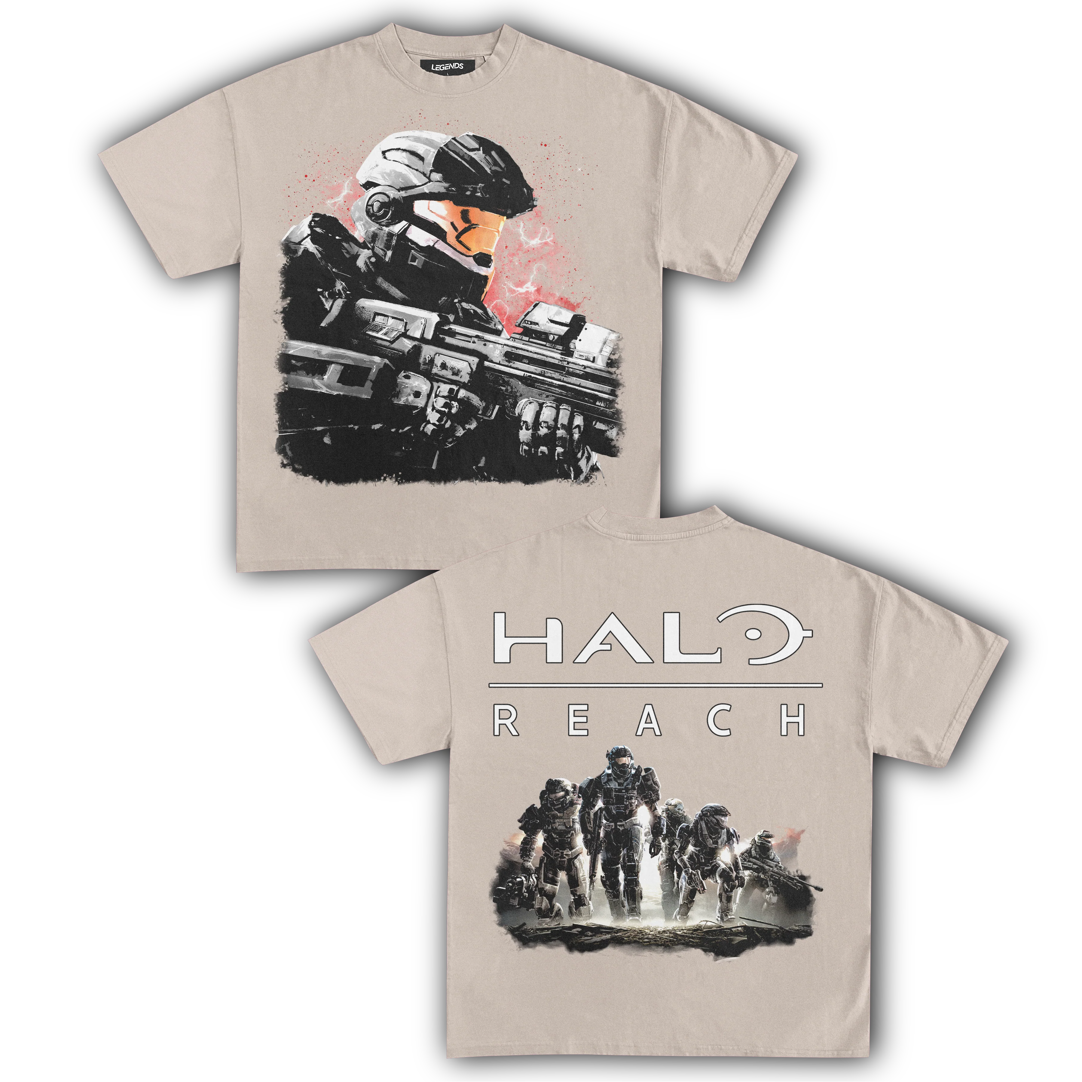 HALO REACH VINTAGE TEE (Double Sided) - Image 7