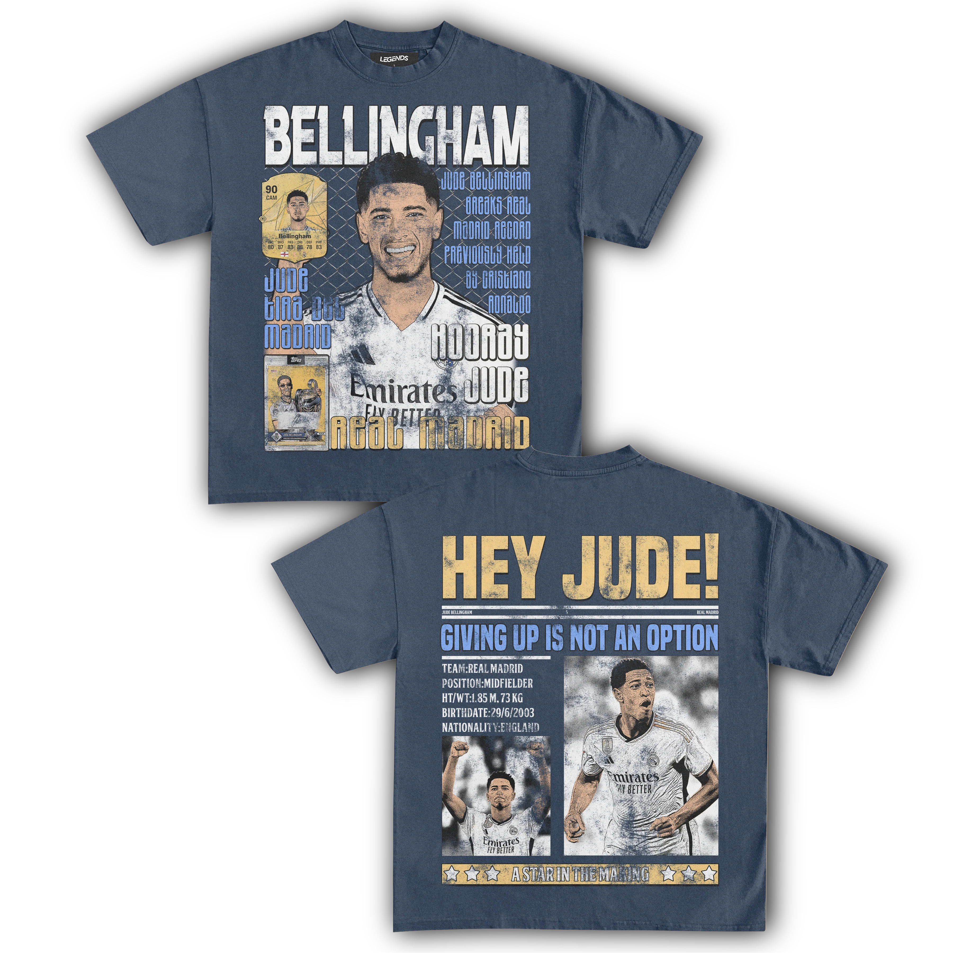 HEY JUDE! BELLINGHAM TEE (Double Sided) - Image 10
