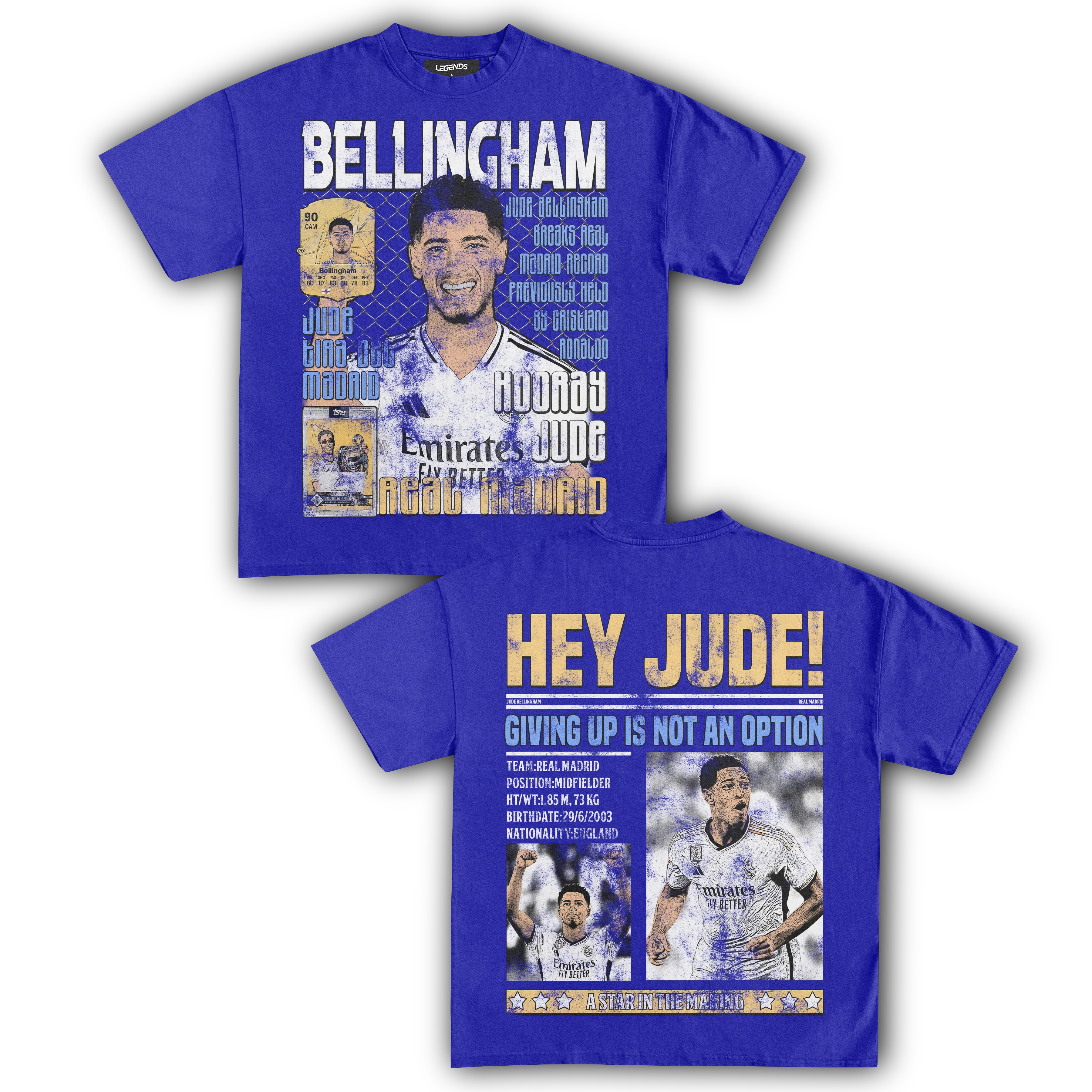 HEY JUDE! BELLINGHAM TEE (Double Sided) - Image 5