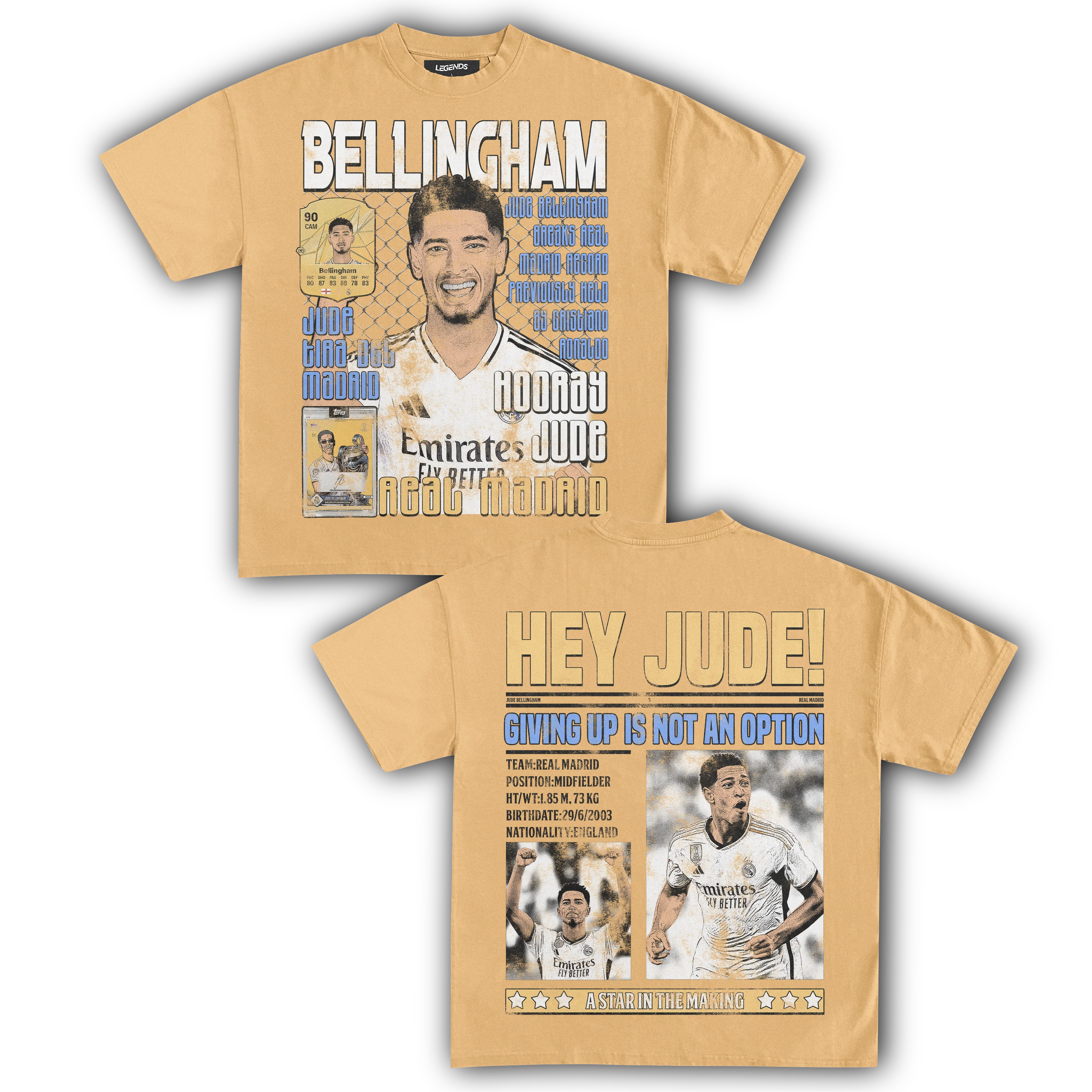 HEY JUDE! BELLINGHAM TEE (Double Sided) - Image 8