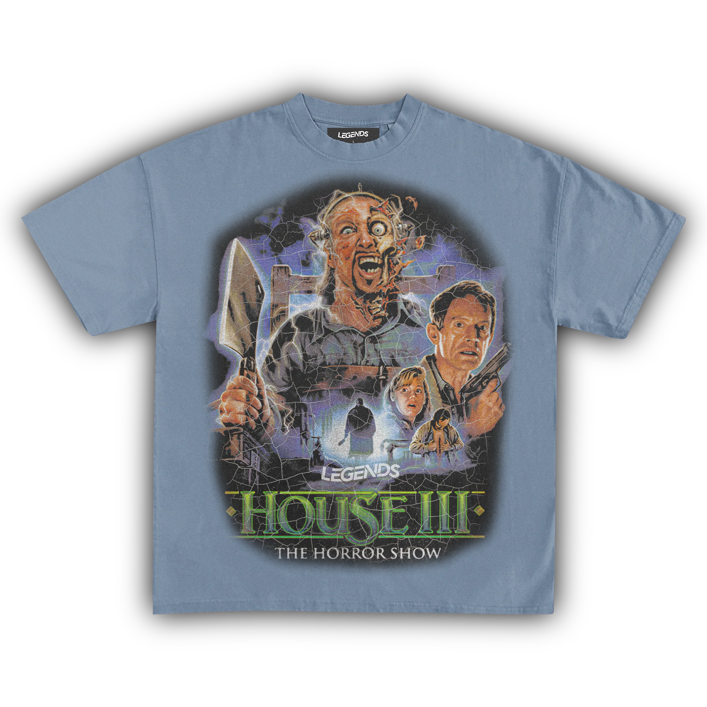HOUSE III: THE HORROR SHOW 1989 VINTAGE TEE - Image 4