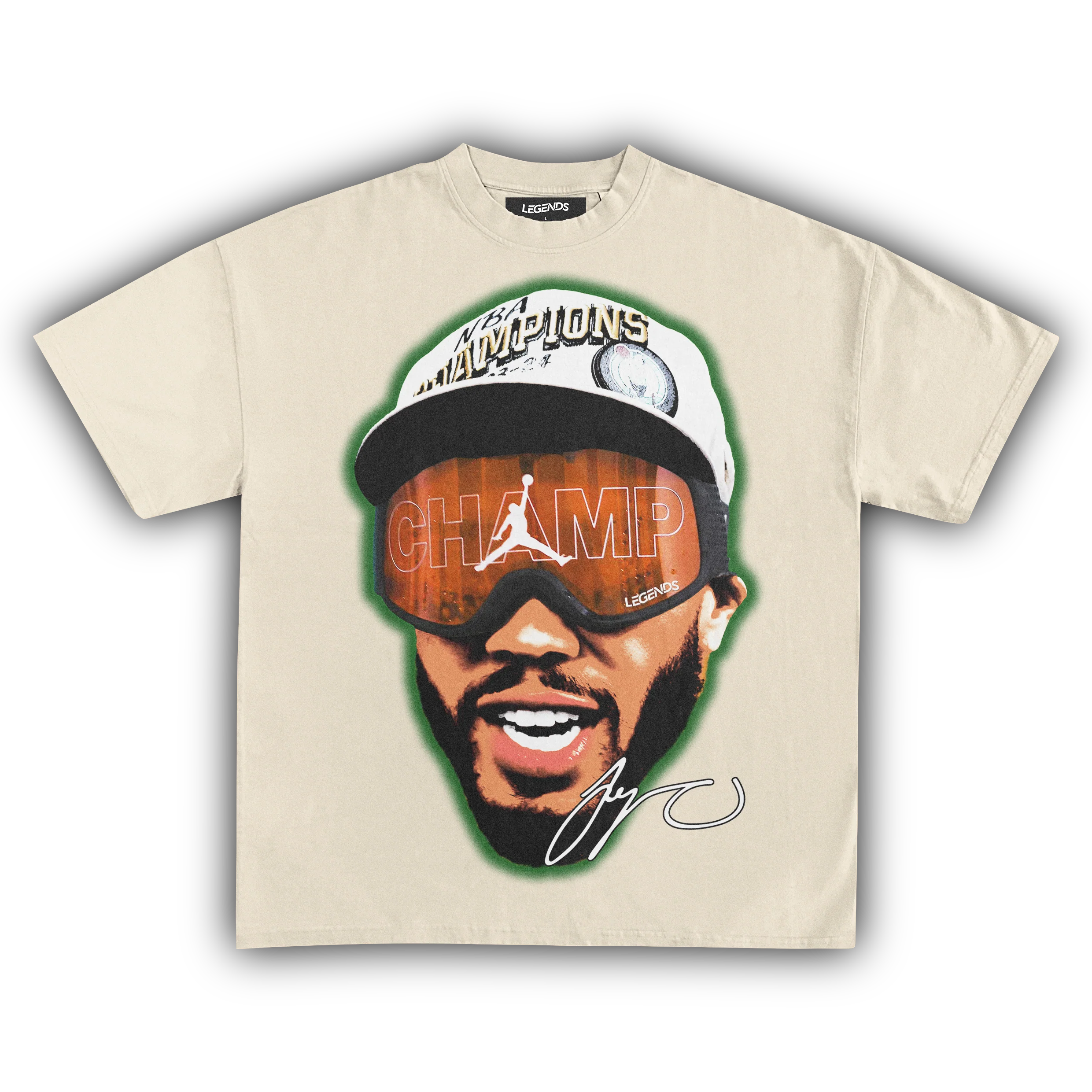 JAYSON TATUM CHAMPAGNE GOGGLES TEE - Image 7