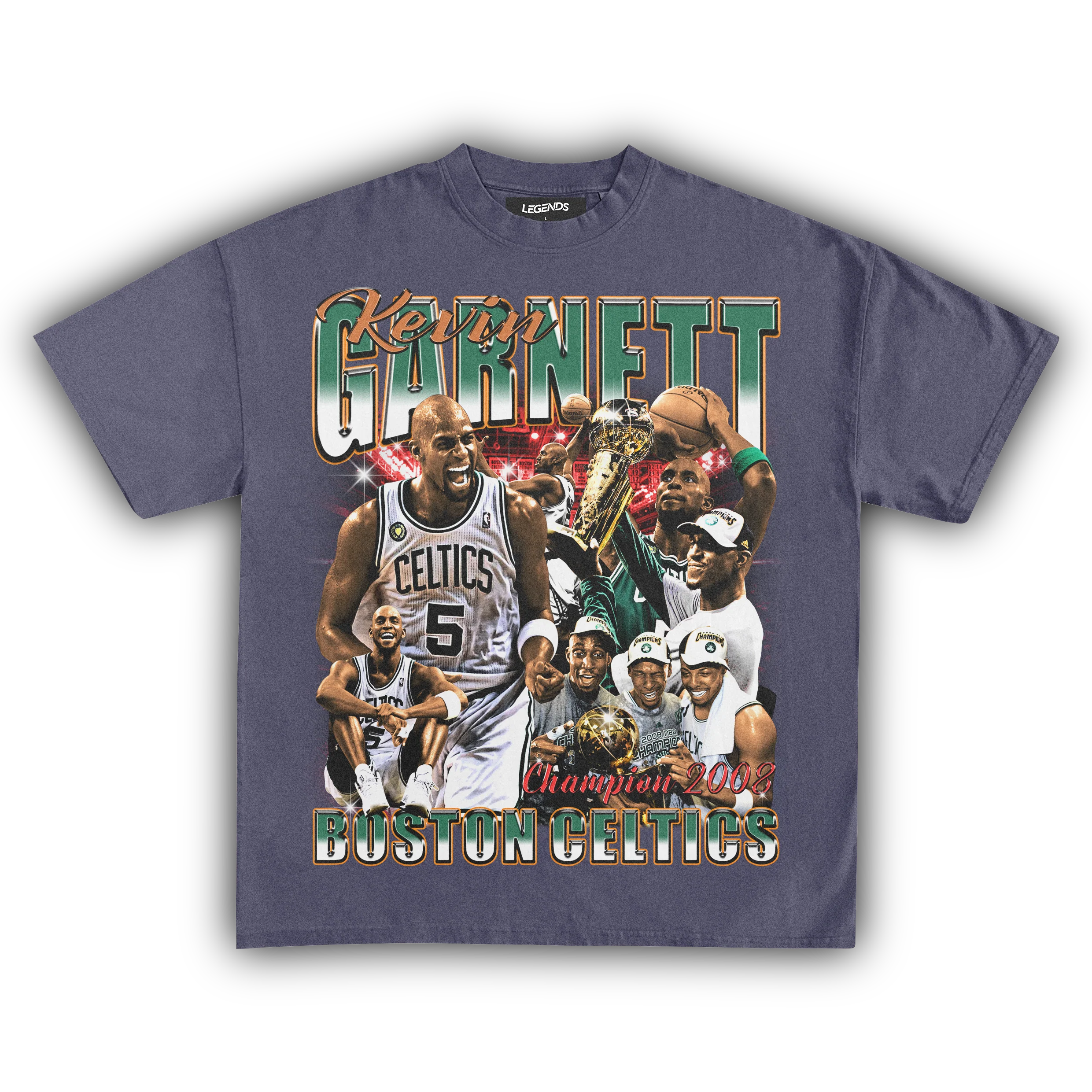 KEVIN GARNETT CELTICS 2008 CHAMPIONS TEE - Image 8