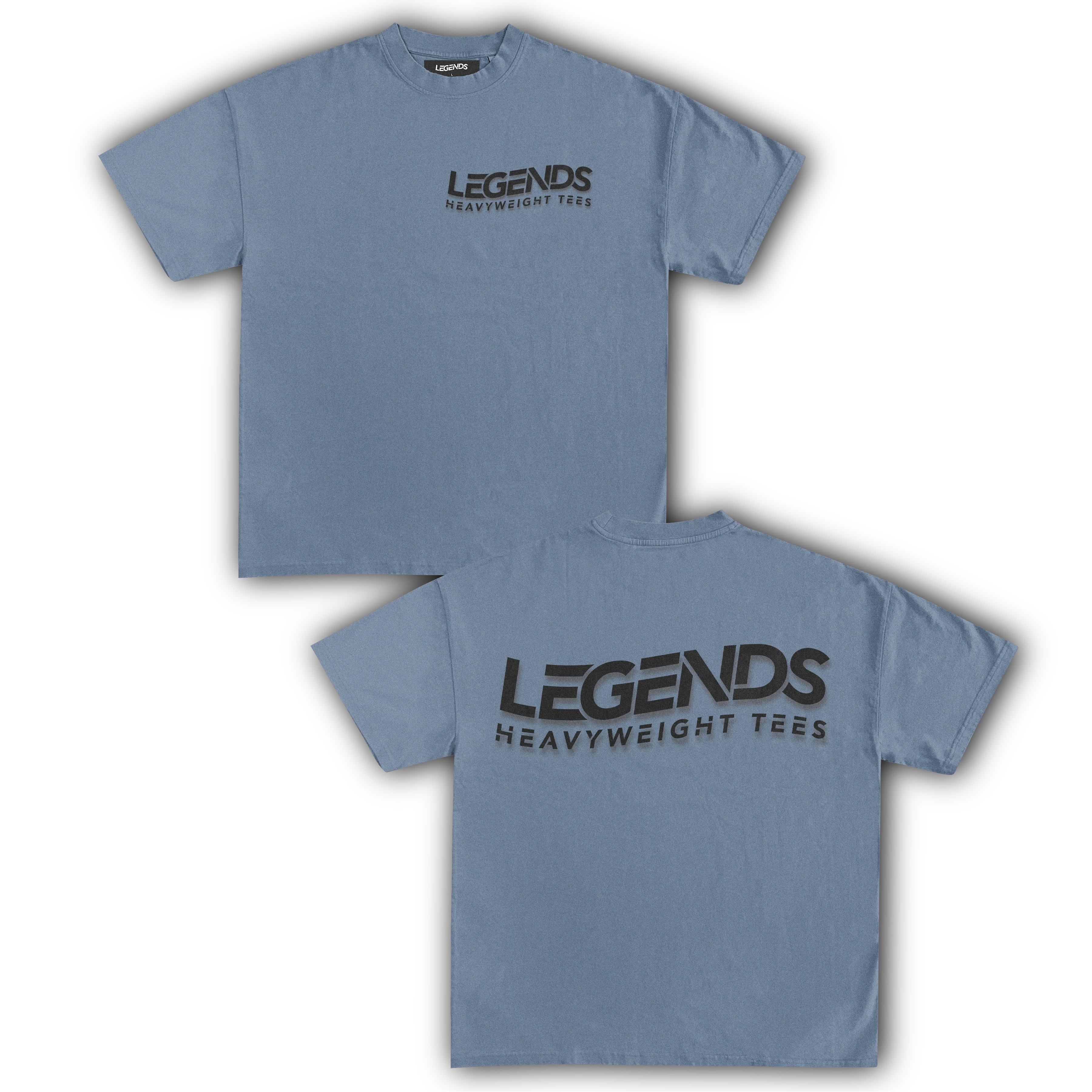 LEGENDS HEAVYWEIGHT TEE (Black Script) - Image 5