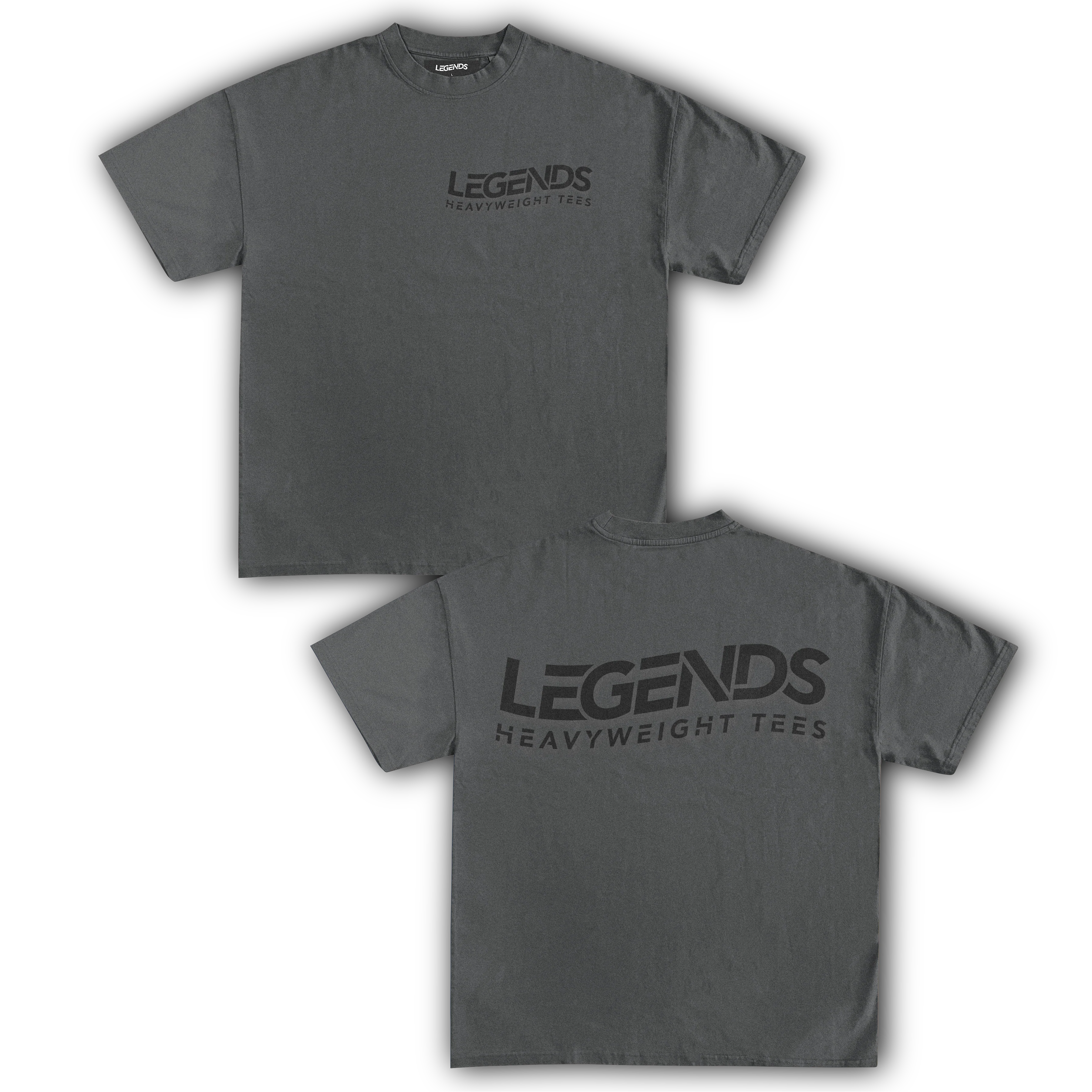 LEGENDS HEAVYWEIGHT TEE (Black Script) - Image 7