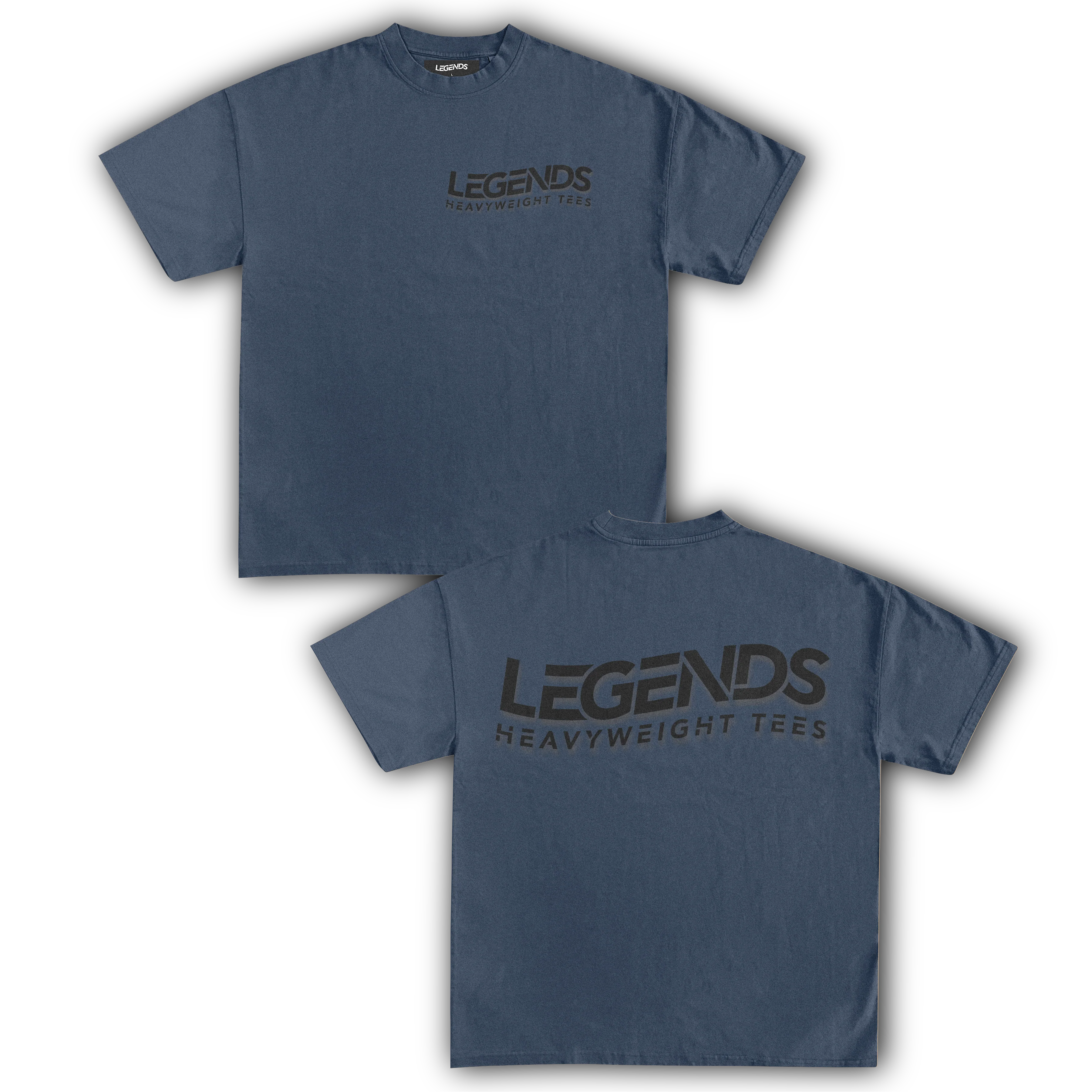 LEGENDS HEAVYWEIGHT TEE (Black Script) - Image 9