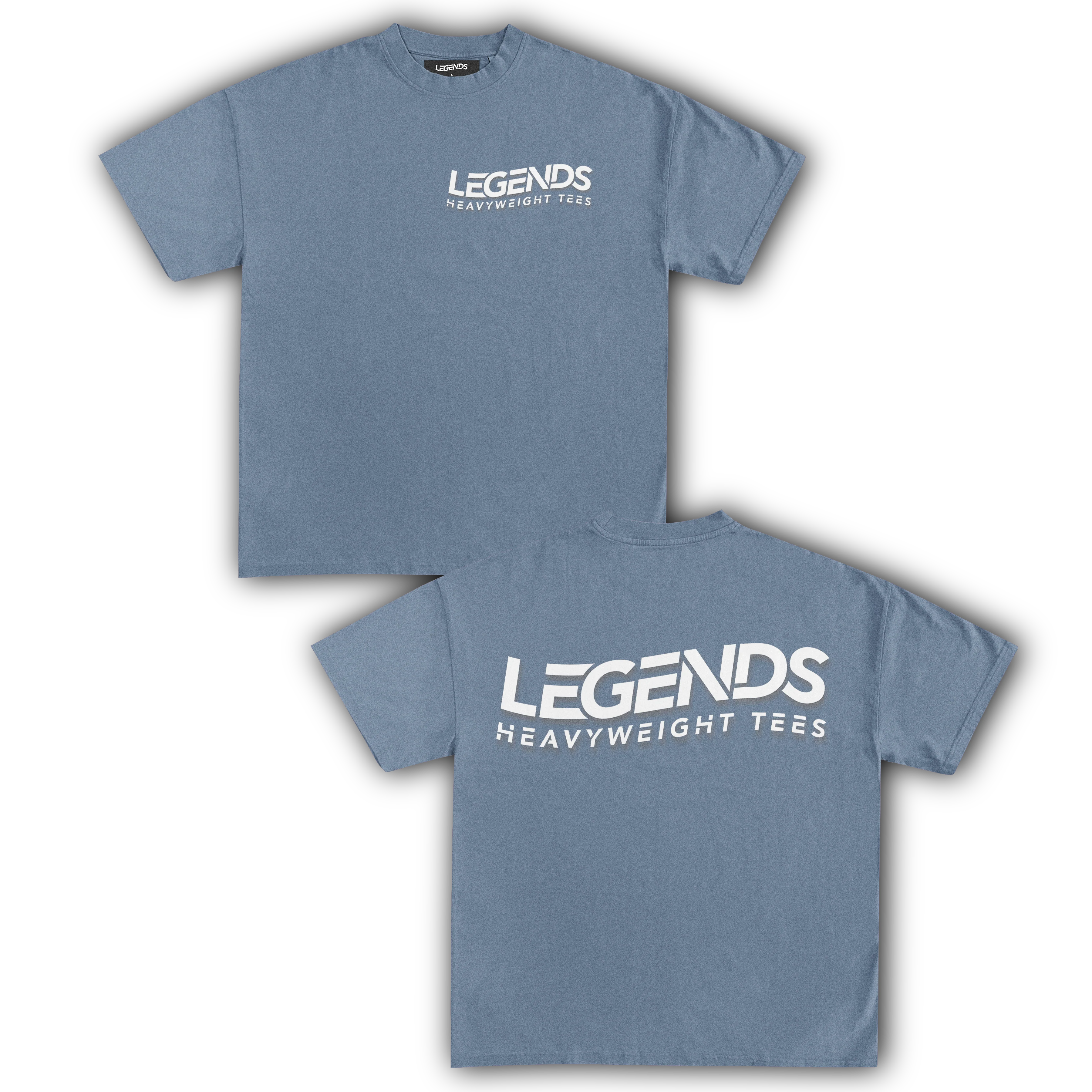 LEGENDS HEAVYWEIGHT TEE (White Script) - Image 6