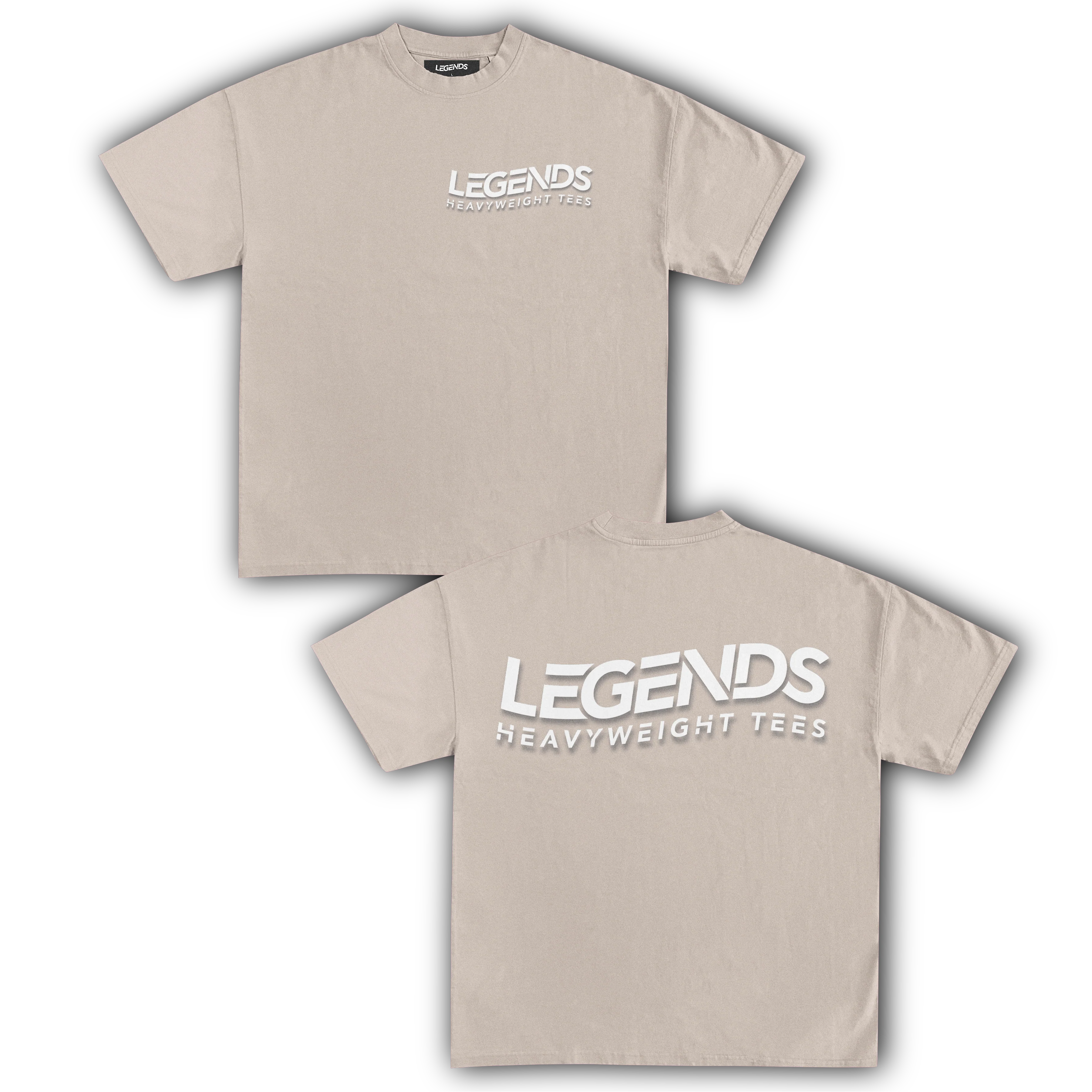LEGENDS HEAVYWEIGHT TEE (White Script) - Image 9