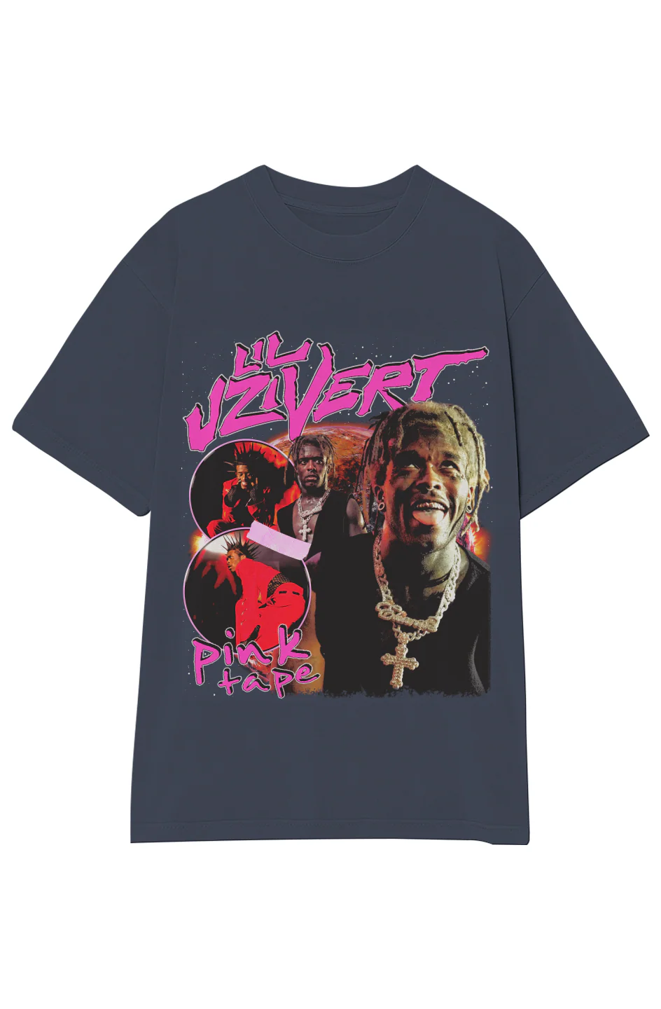 LIL UZI VERT PINK TAPE TEE - Image 12