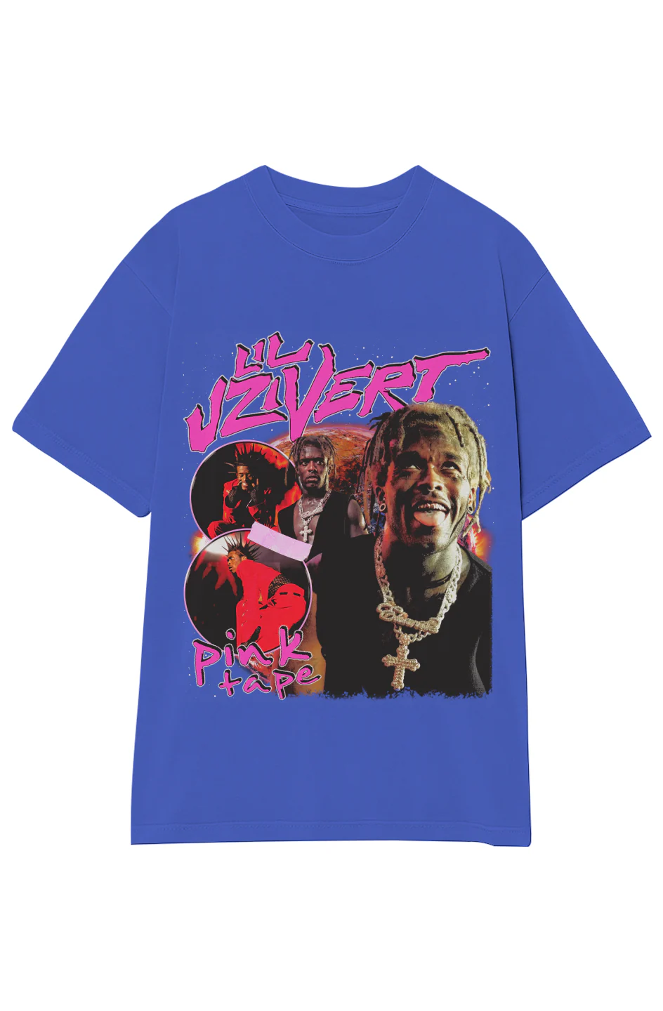LIL UZI VERT PINK TAPE TEE - Image 13