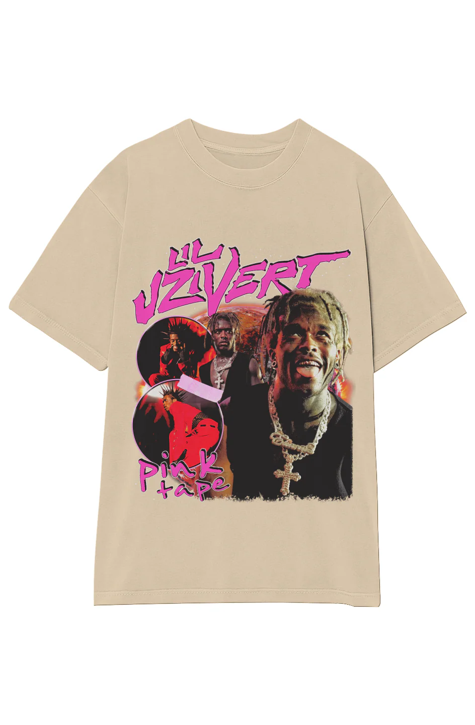 LIL UZI VERT PINK TAPE TEE - Image 14
