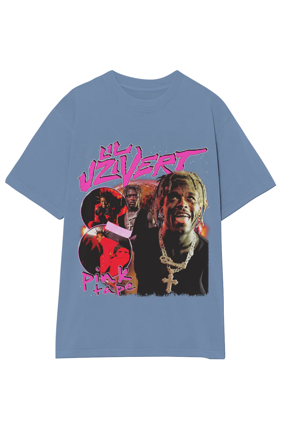 LIL UZI VERT PINK TAPE TEE - Image 16