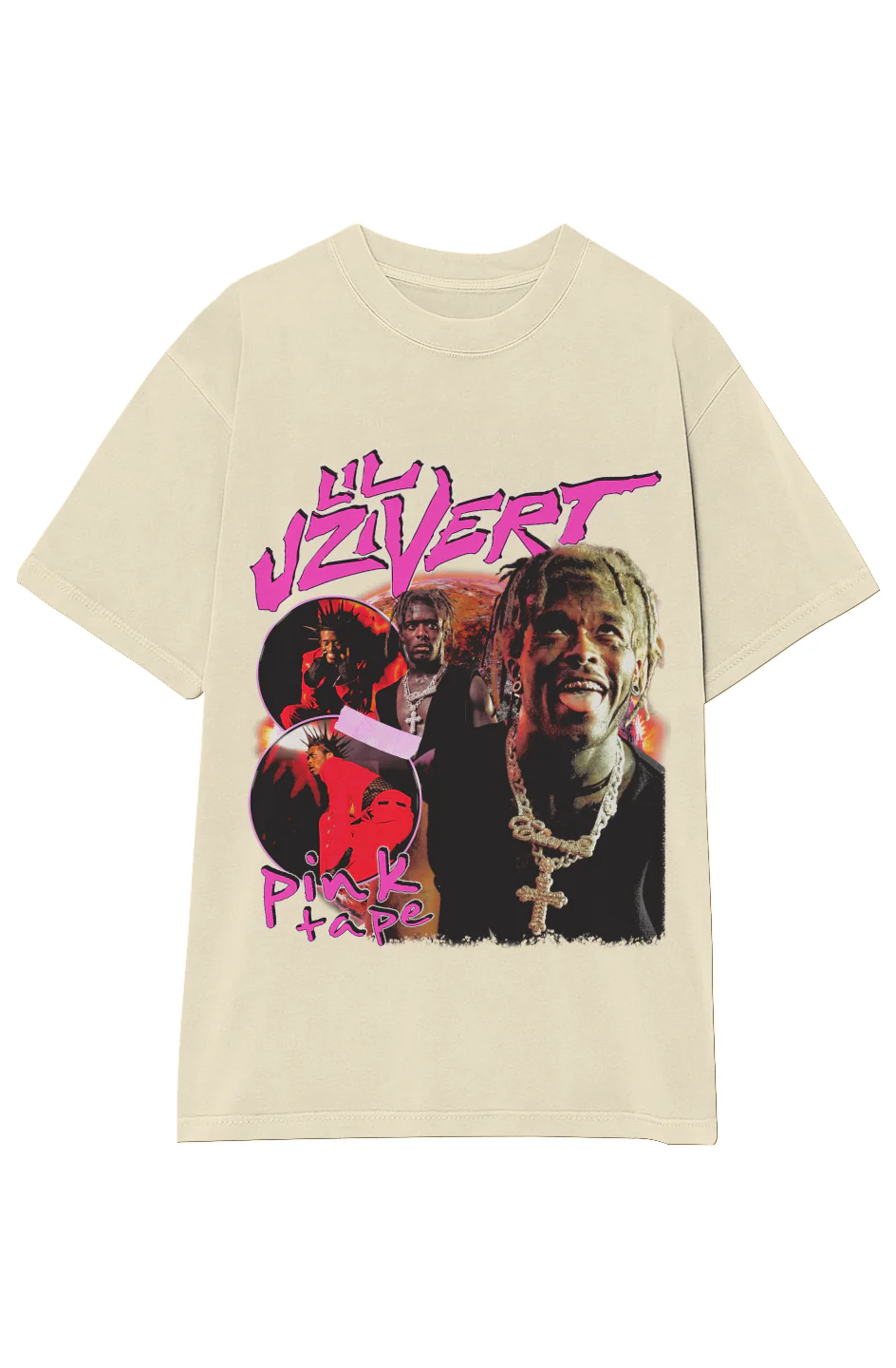 LIL UZI VERT PINK TAPE TEE - Image 18