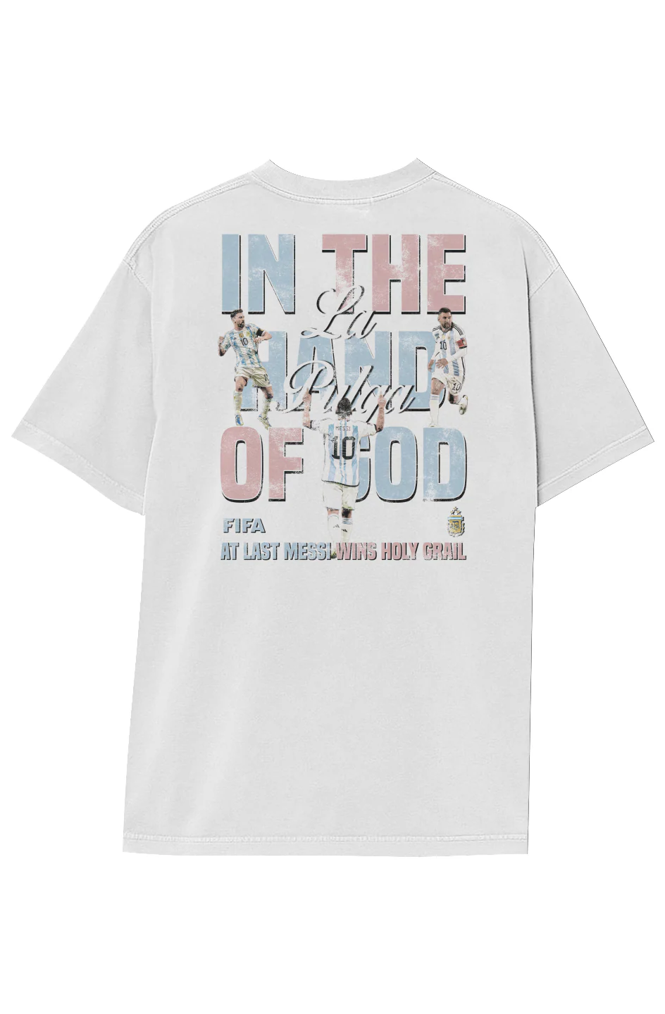 LIONEL MESSI HAND OF GOD TEE (Double Sided) - Image 15