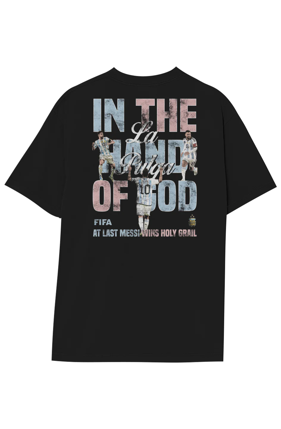 LIONEL MESSI HAND OF GOD TEE (Double Sided) - Image 17