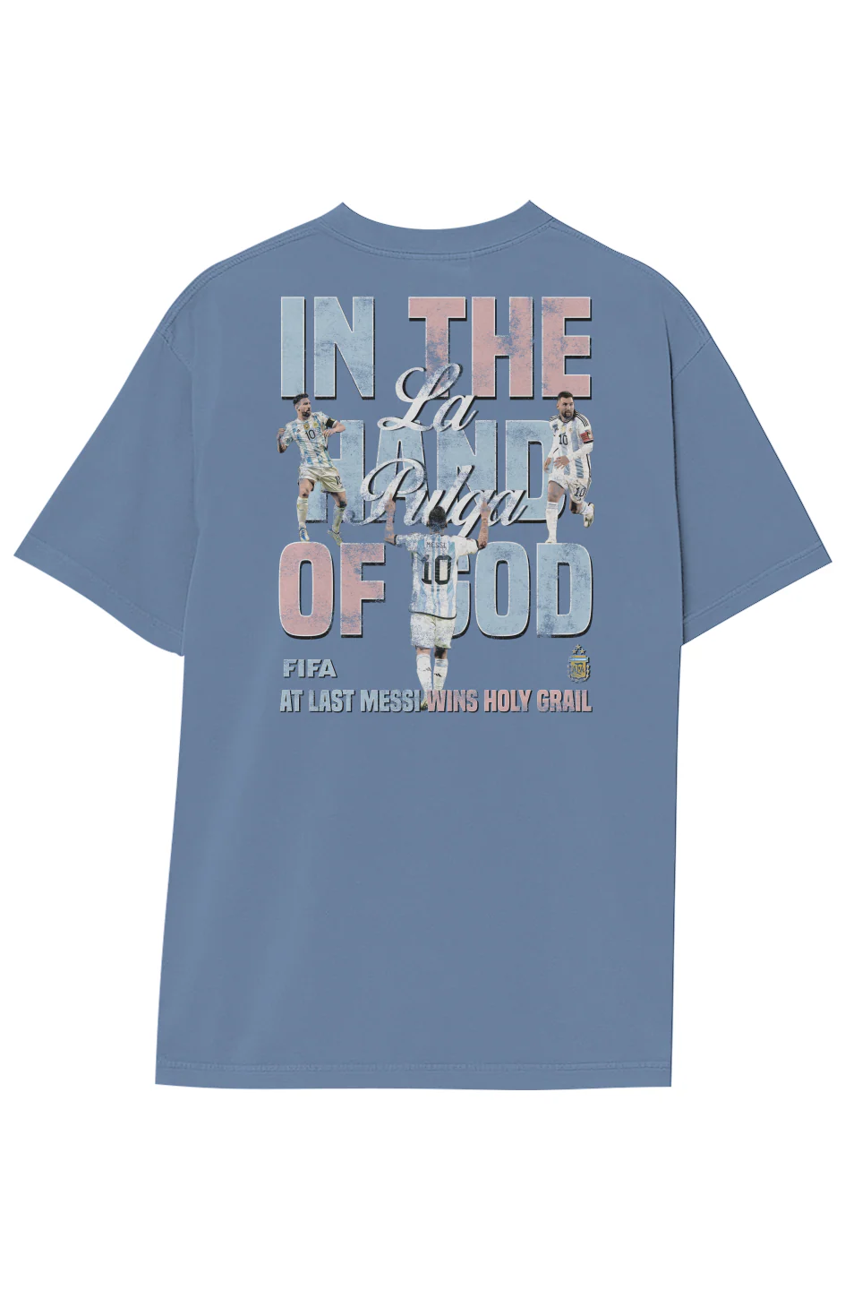 LIONEL MESSI HAND OF GOD TEE (Double Sided) - Image 29