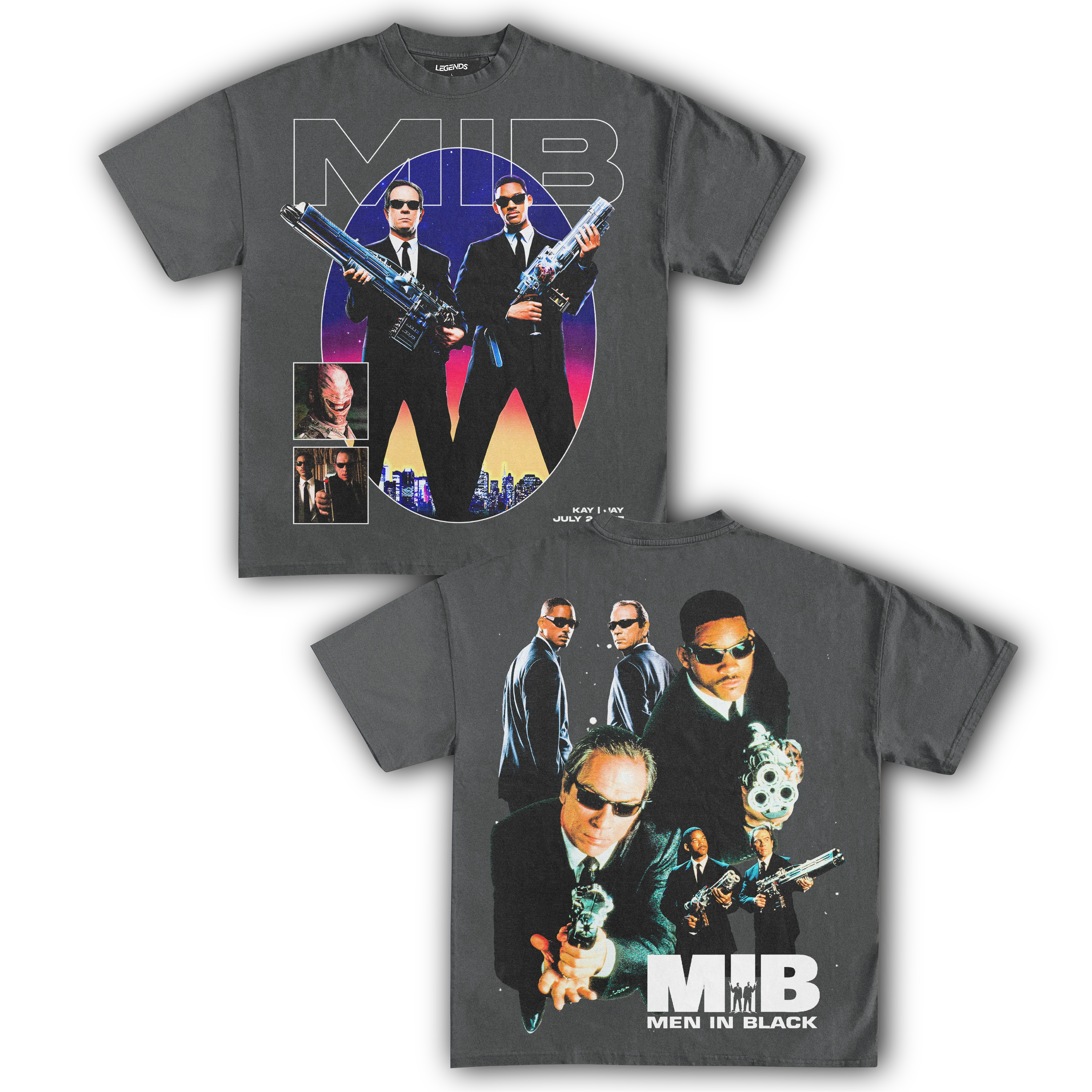 MEN IN BLACK 1997 VINTAGE TEE (Double Sided) - Image 3