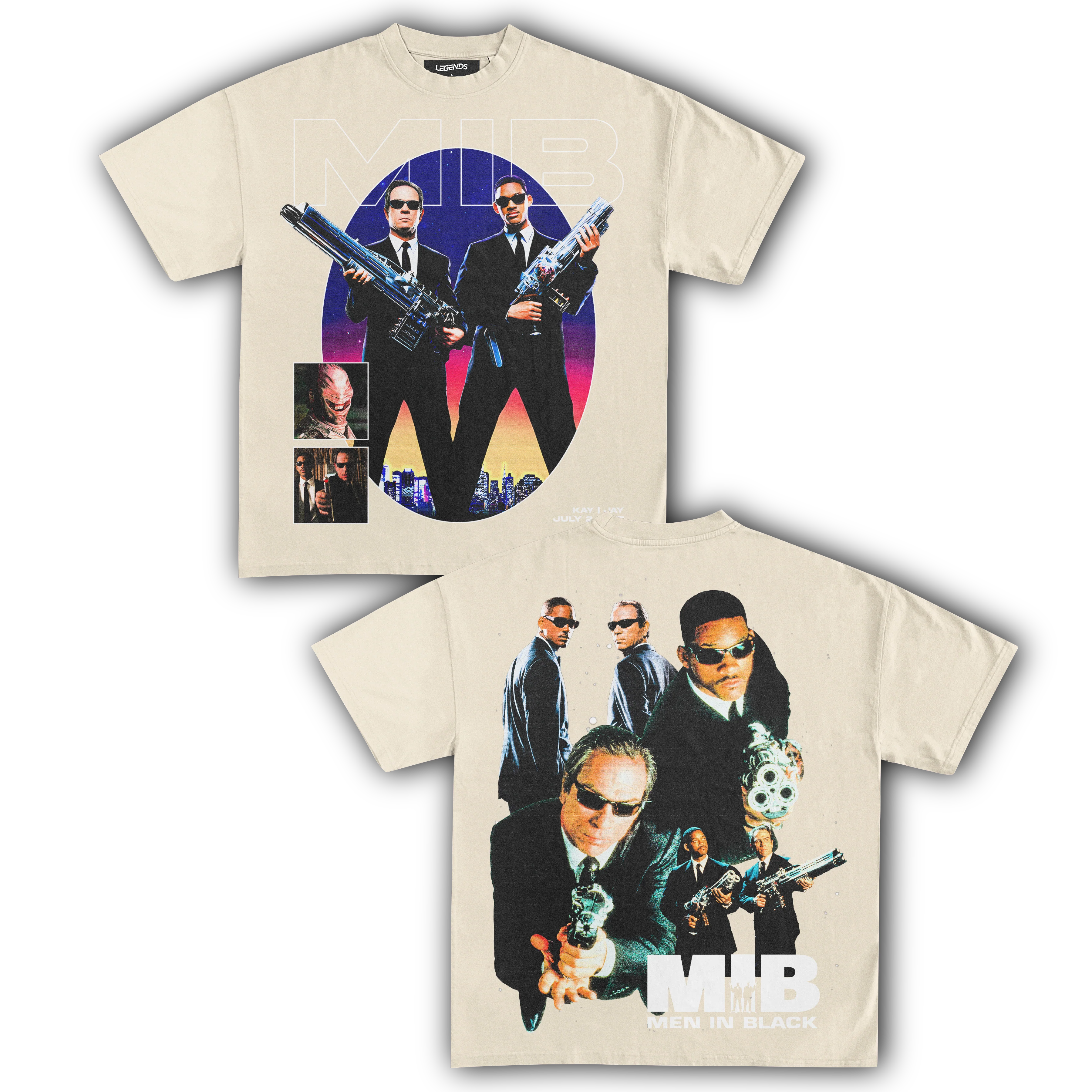 MEN IN BLACK 1997 VINTAGE TEE (Double Sided) - Image 4