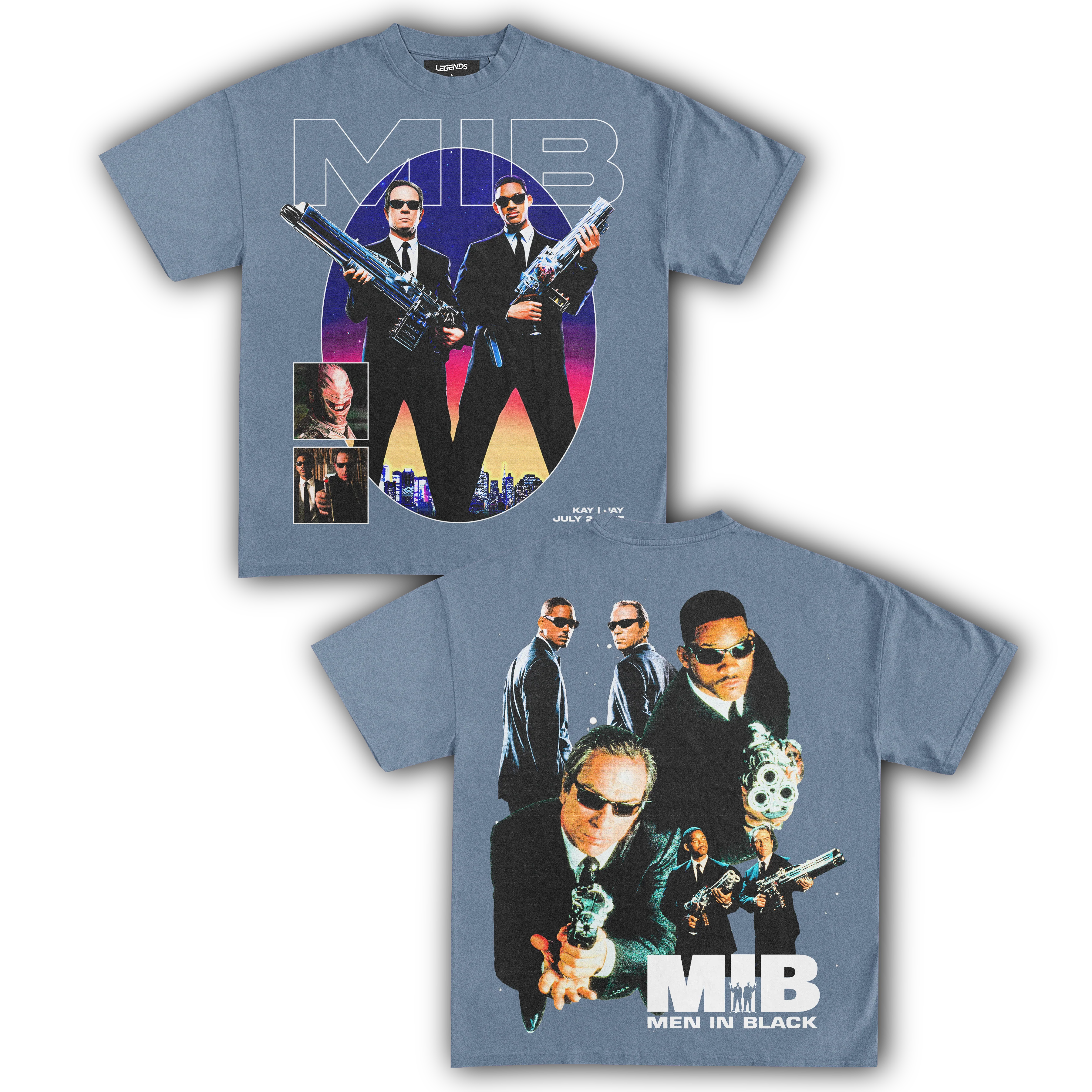 MEN IN BLACK 1997 VINTAGE TEE (Double Sided) - Image 5